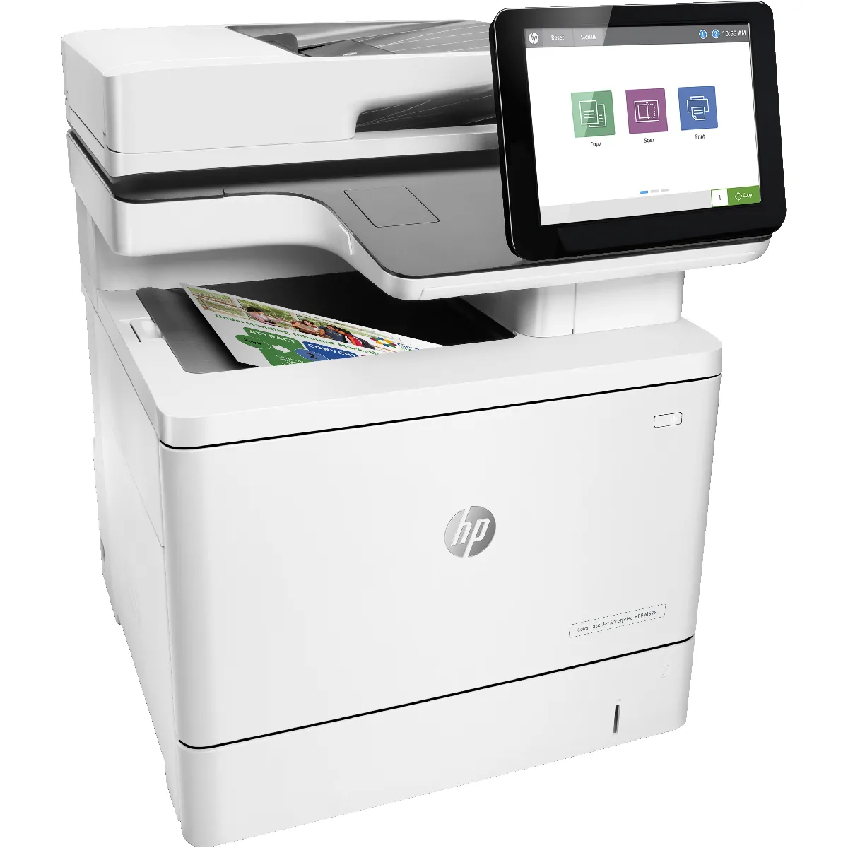 HP Color LaserJet Enterprise Flow M578dn - vue 6