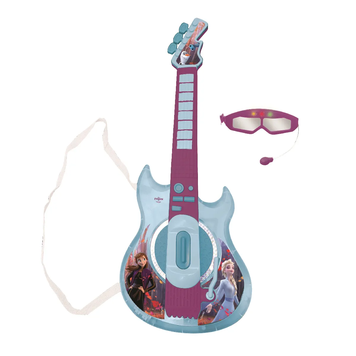 LEXIBOOK Guitare Électronique Lumineuse Reine des Neiges