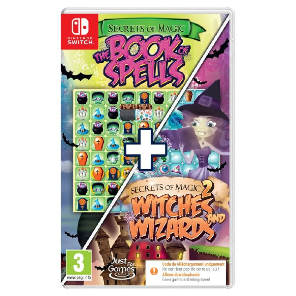 Just For Games Secrets Of Magic 1 + 2 Code In A Box Nintendo Switch - Image 4