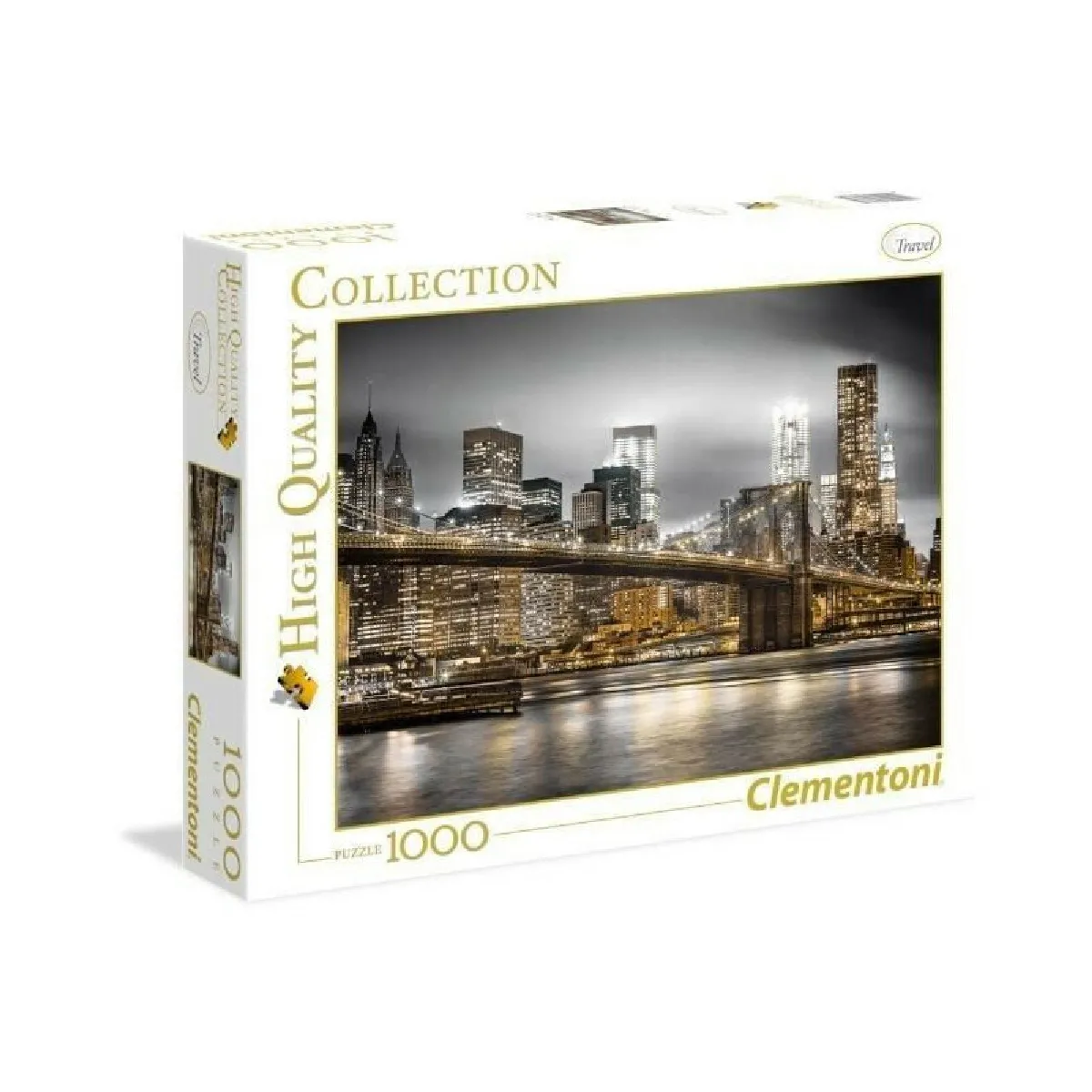 Puzzle 1000 pièces + poster : Horizon de New York Clementoni Puzzles - vue 2