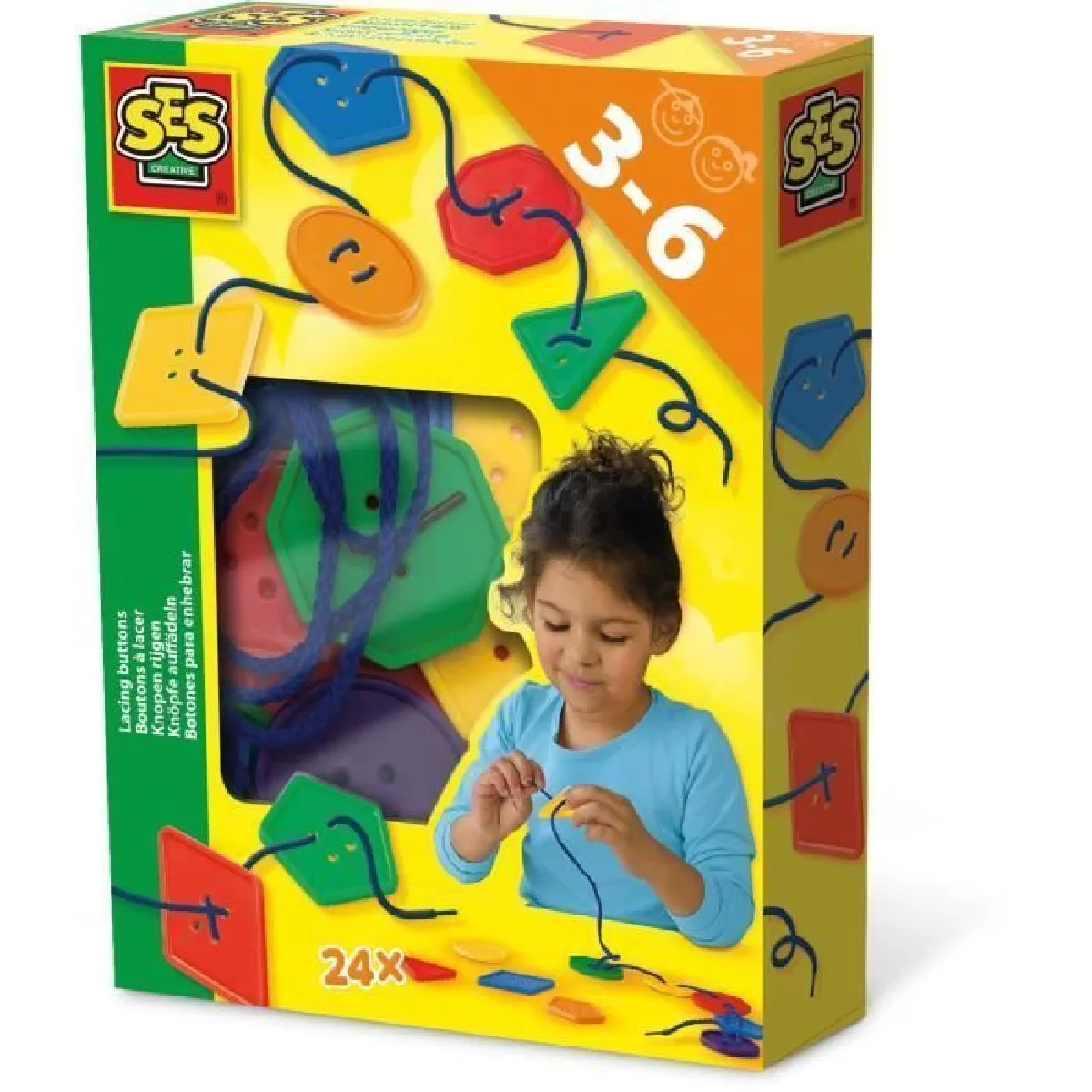 Ses Creative Boutons À Lacet