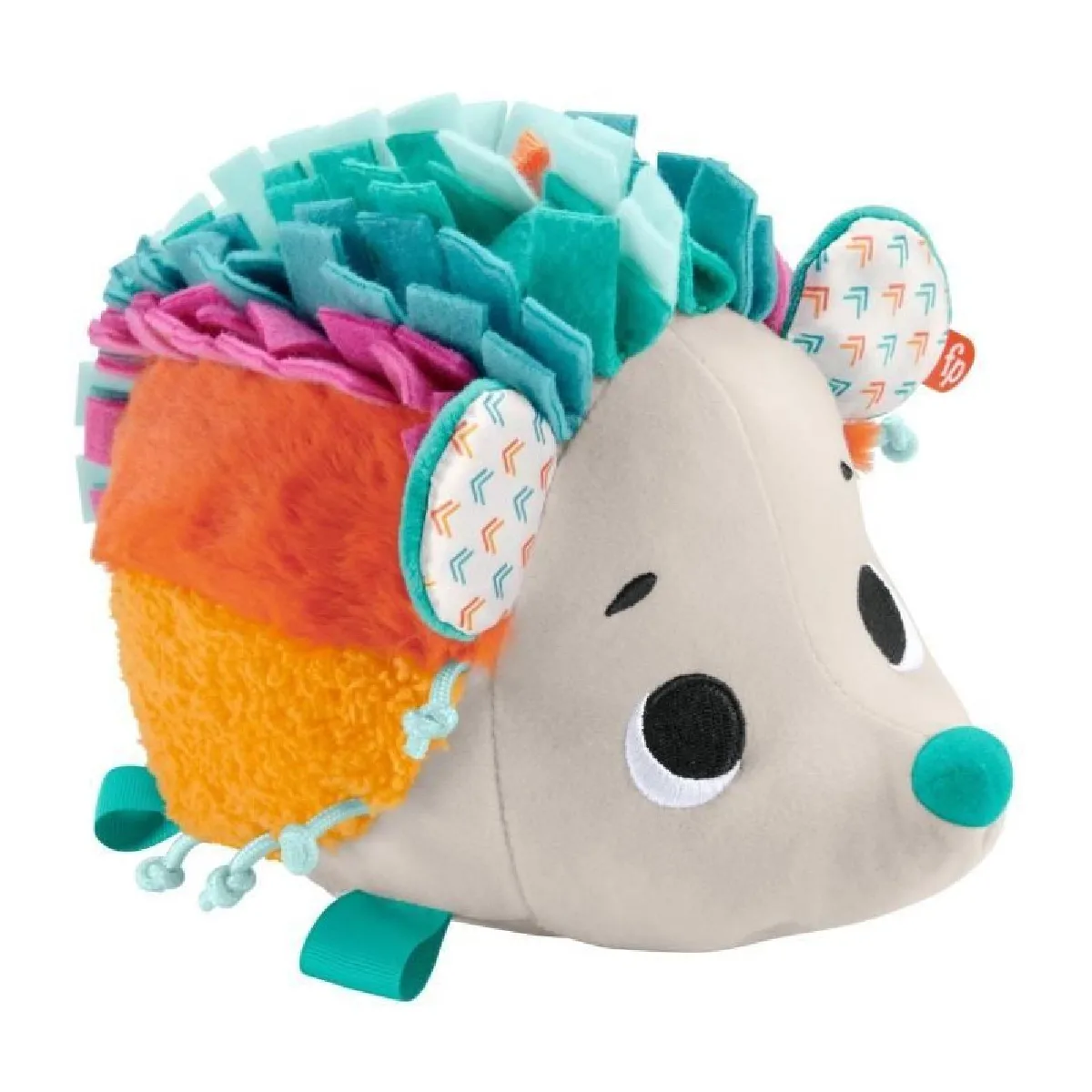 FISHER-PRICE Mon Petit hérisson sensoriel - Peluche d'éveil Bébé - Des la naissance - Fisher-Price - HBP42