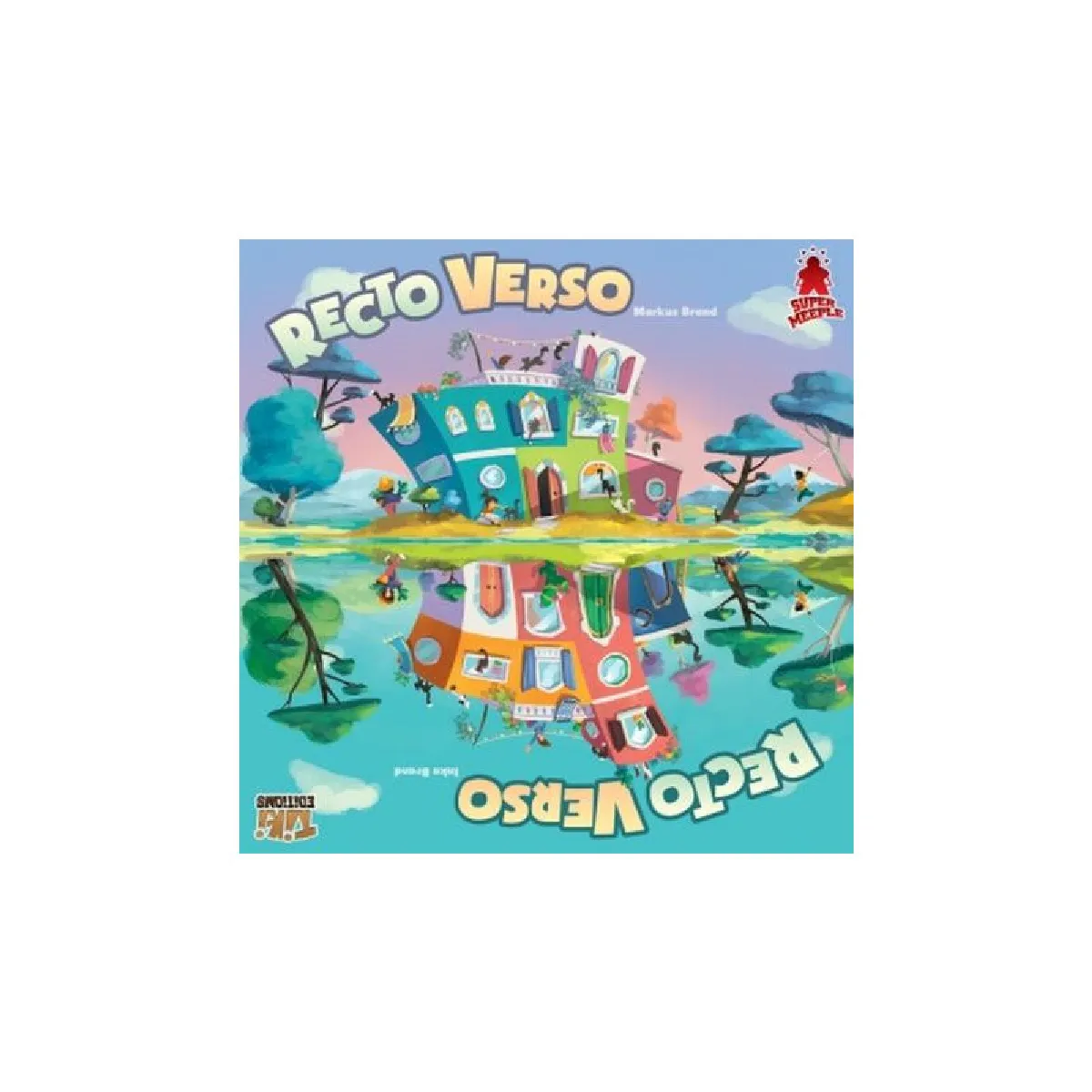 Super Meeple Multicolore Jeu De Stratégie Recto Verso - Image 3