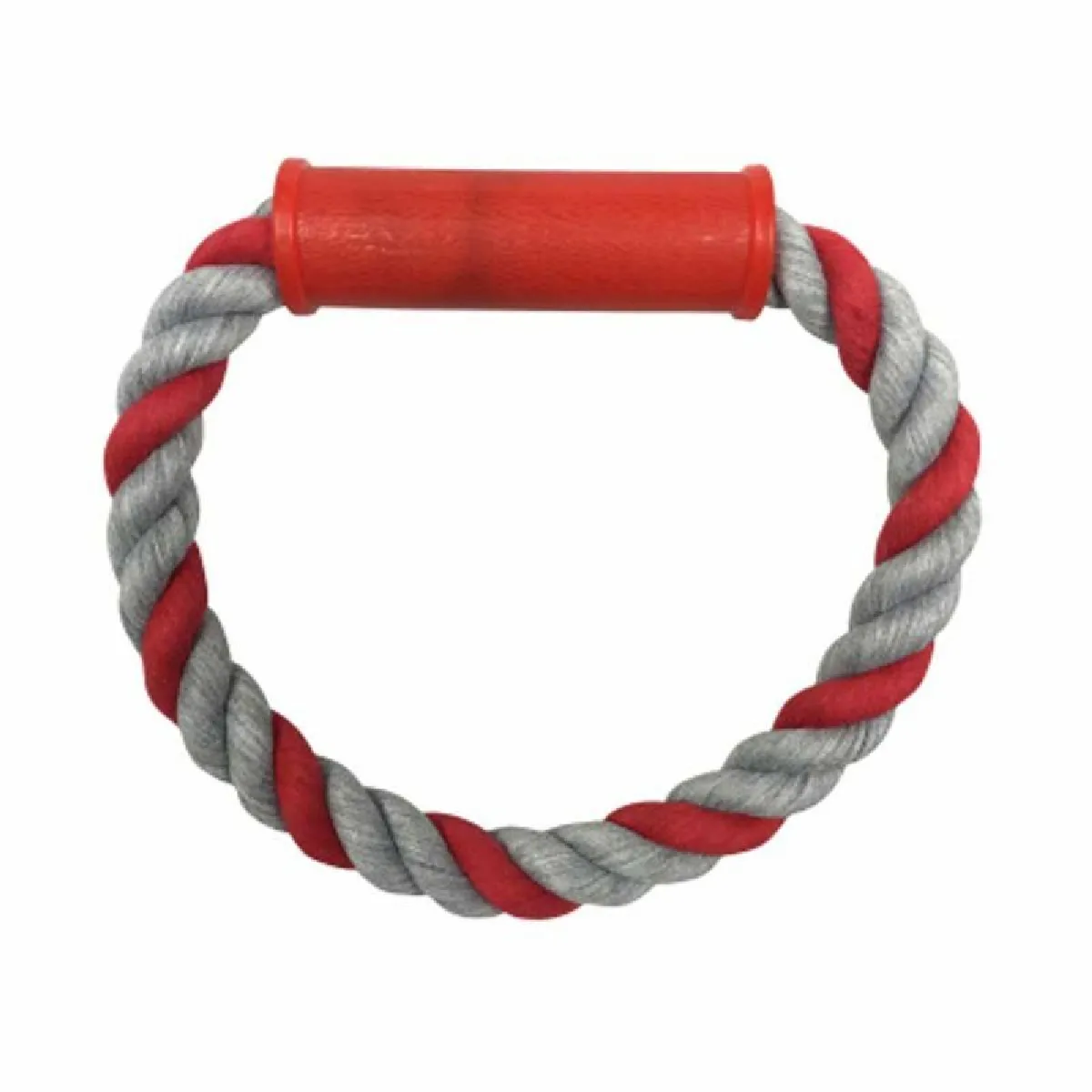 Comparer les prix de rond de corde avec poignée plastique rouge h7*4*1cm - 1 coloris rouge/gris