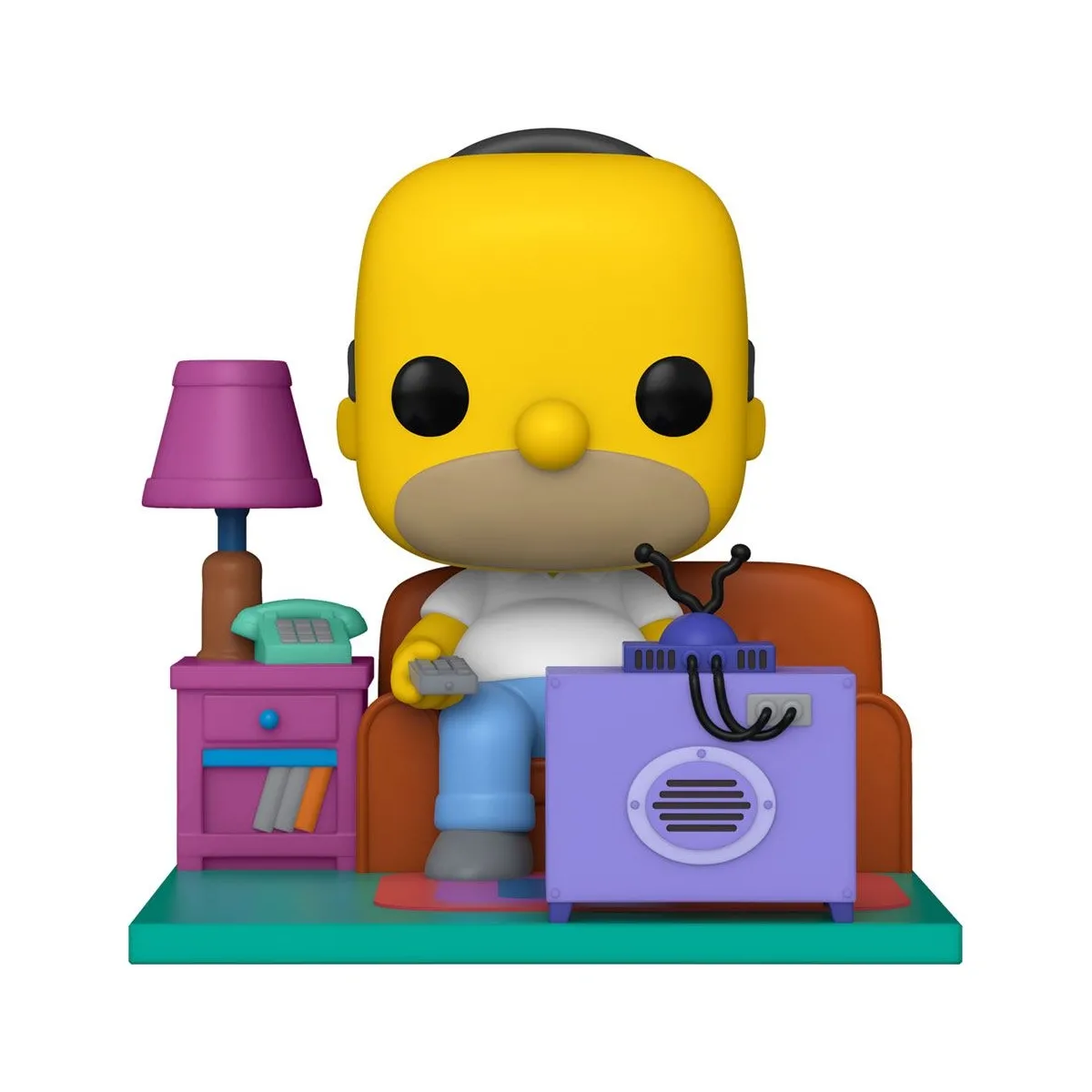 Figurine Funko Pop! Animation : Simpsons Homer Watching TV - vue 3