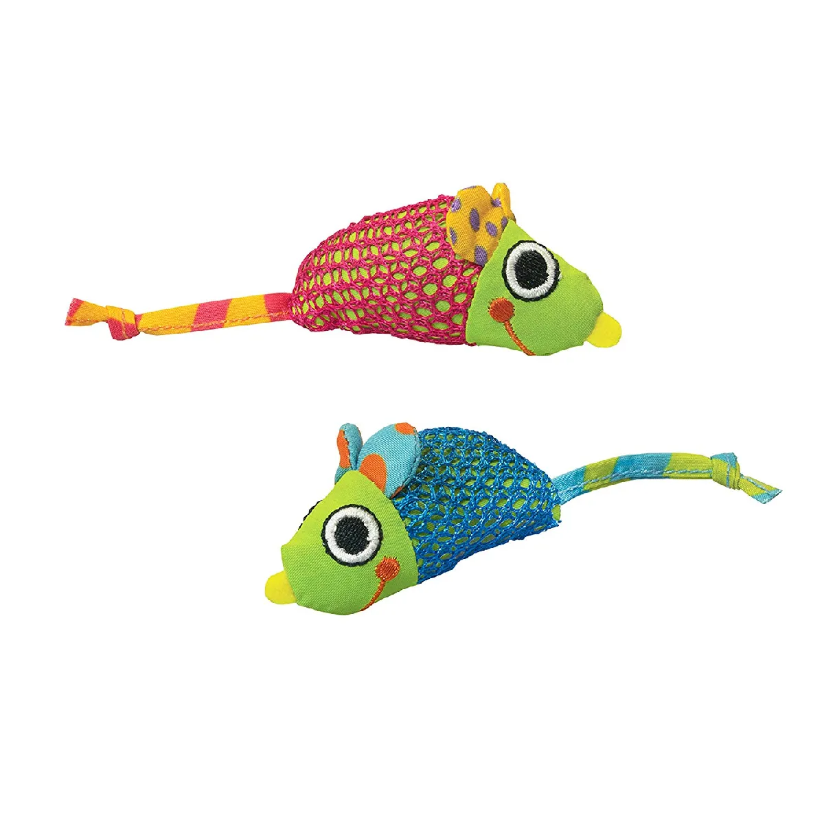 Comparer les prix de Petstages Catnip Chew Mice Jouet à Mâcher à l'herbe pour Chat