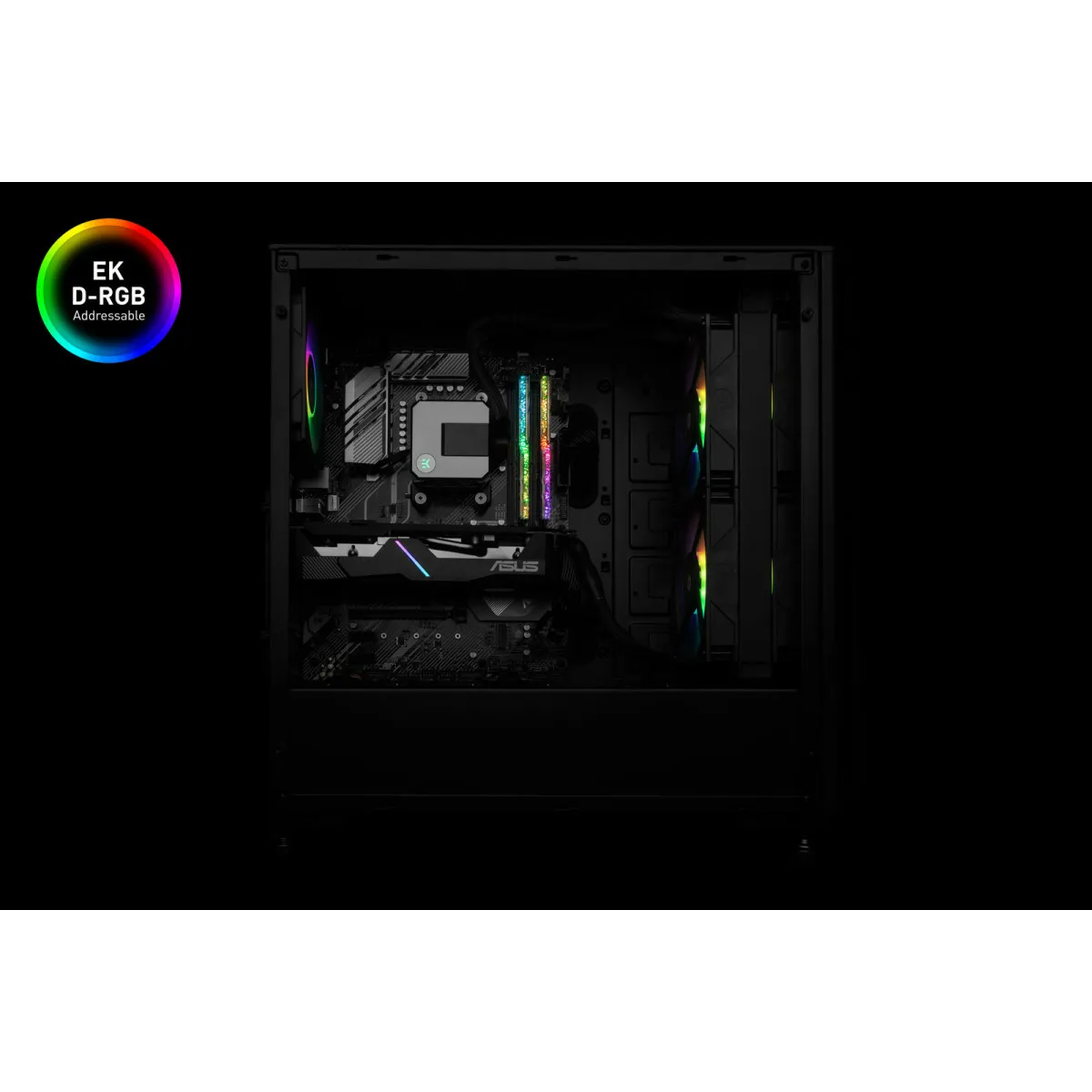 EKWATERBLOCKS Ekwb Ek-aio Elite 280 D-rgb 280 Mm Liquid Cooling Noir