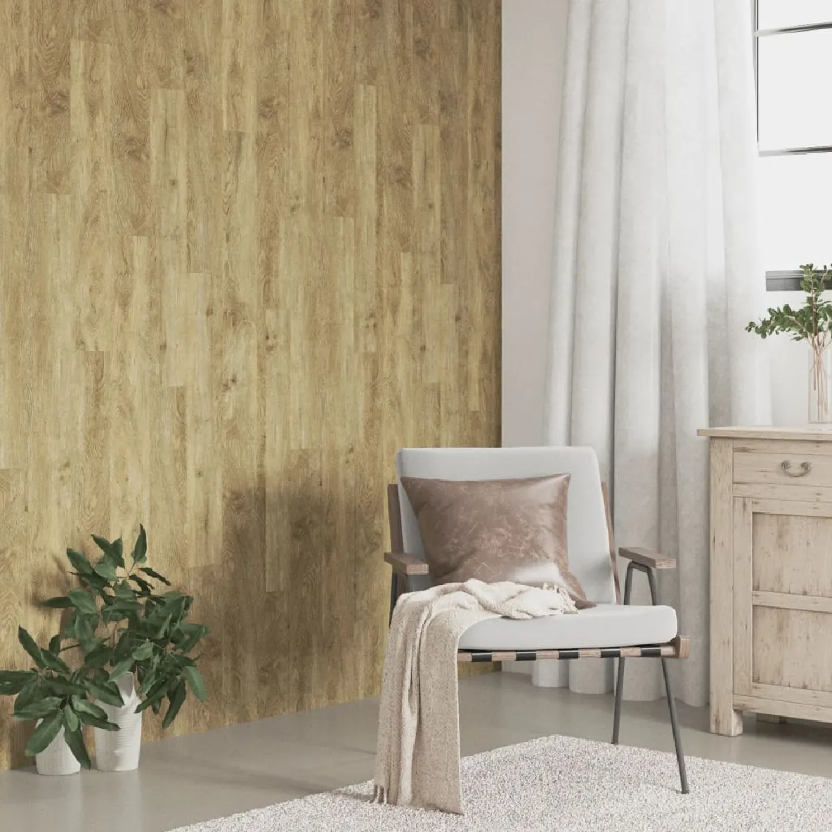 Panneaux muraux Aspect bois PVC - vue 2