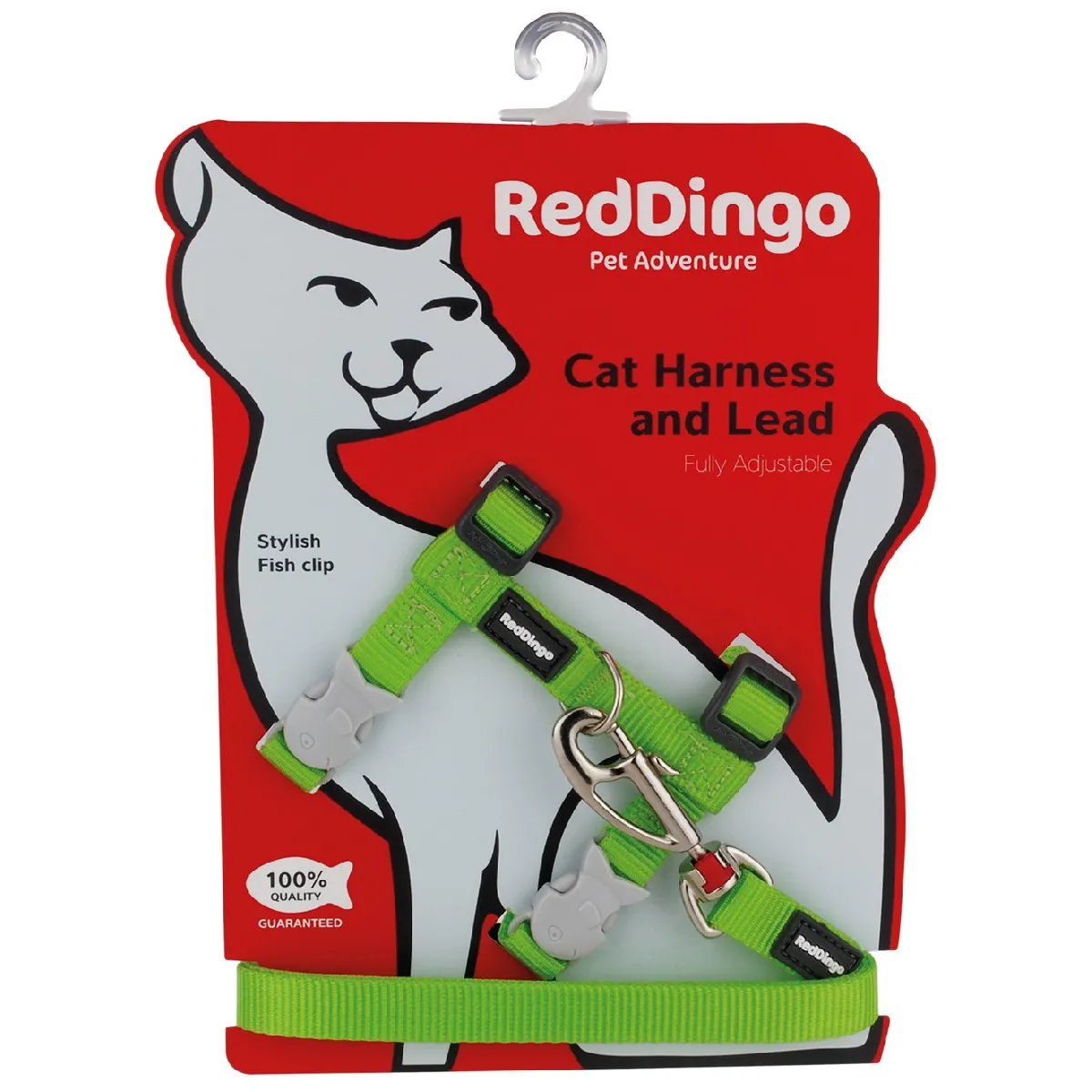 Meilleurs prix pour Red Dingo Laisse/Harnais Chat - Vert