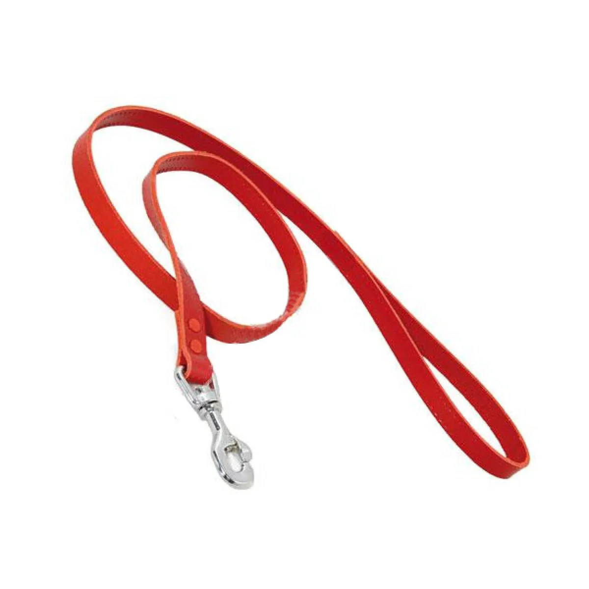 Martin Sellier Laisse Cuir Rouge