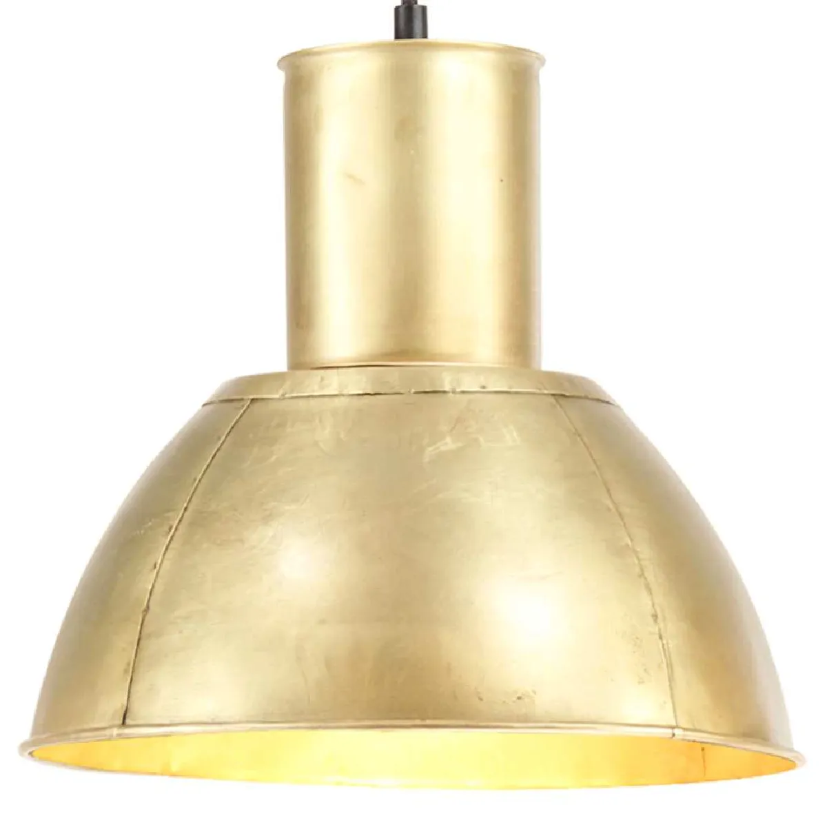 Non Communiqué Or Vidaxl Hanglamp Rond 25 W E27 28,5 Cm Messingkleurig320568 - Image 3