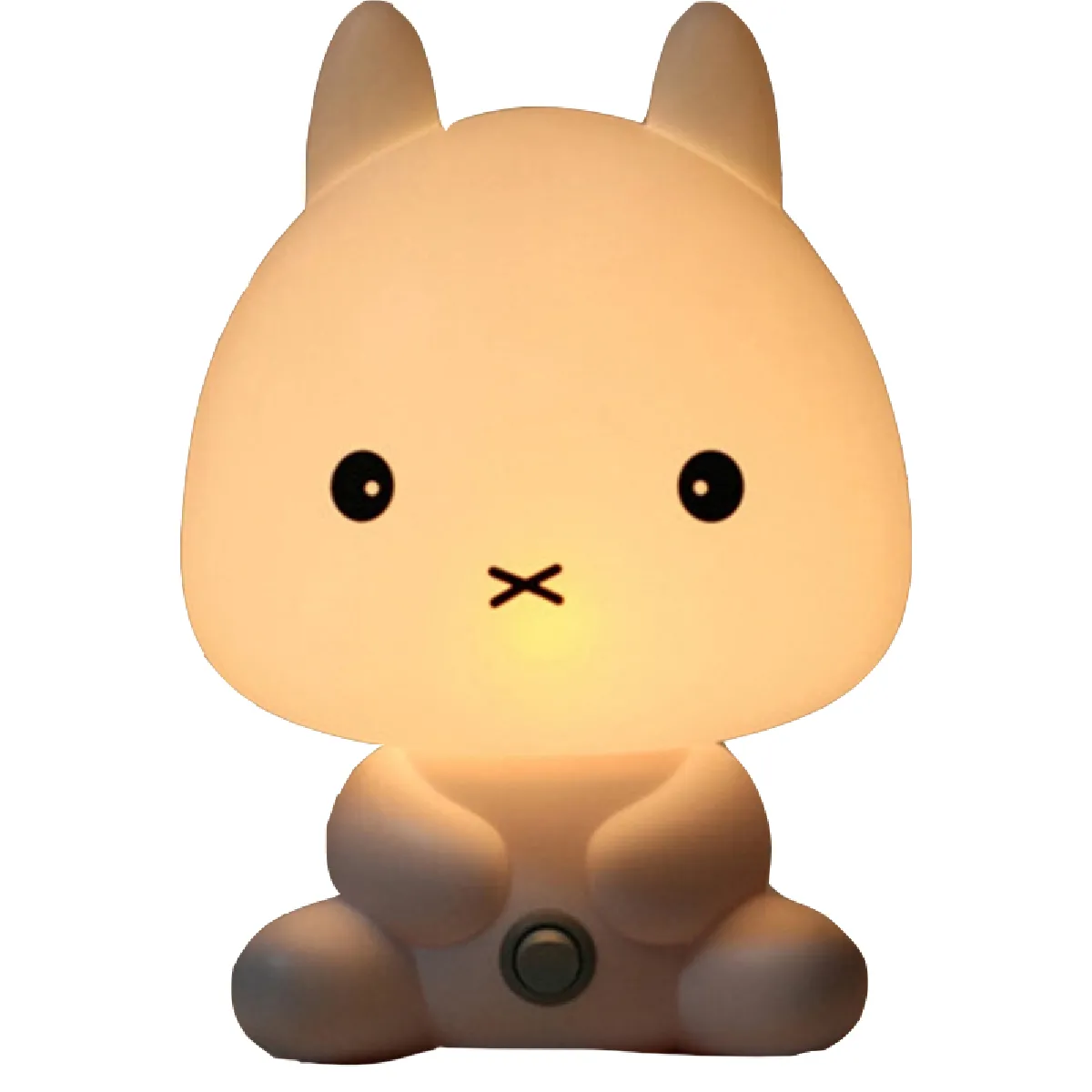 Yonis Veilleuse LED lapin enfant - Noir