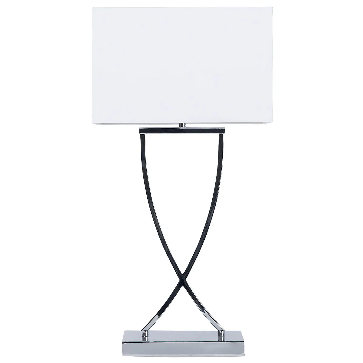Beliani Lampe Yasuni - Blanc/Argent Beliani Lampe Yasuni - Blanc/Argent