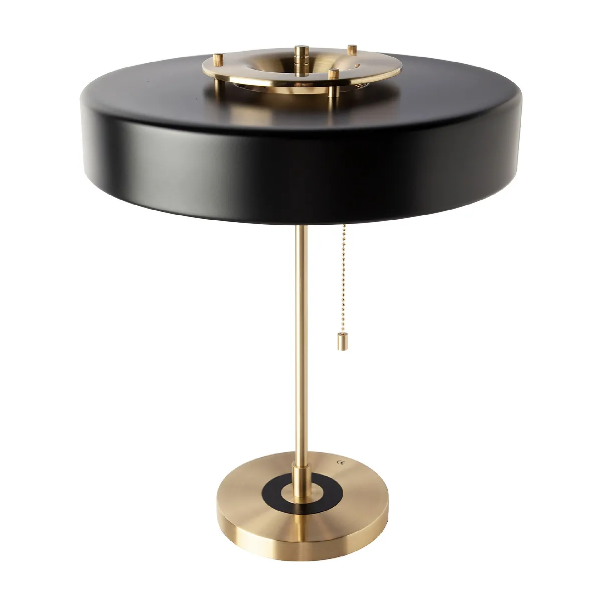 Lampe de bureau en aluminium doré et aluminium noir Lampe de bureau en aluminium doré et aluminium noir