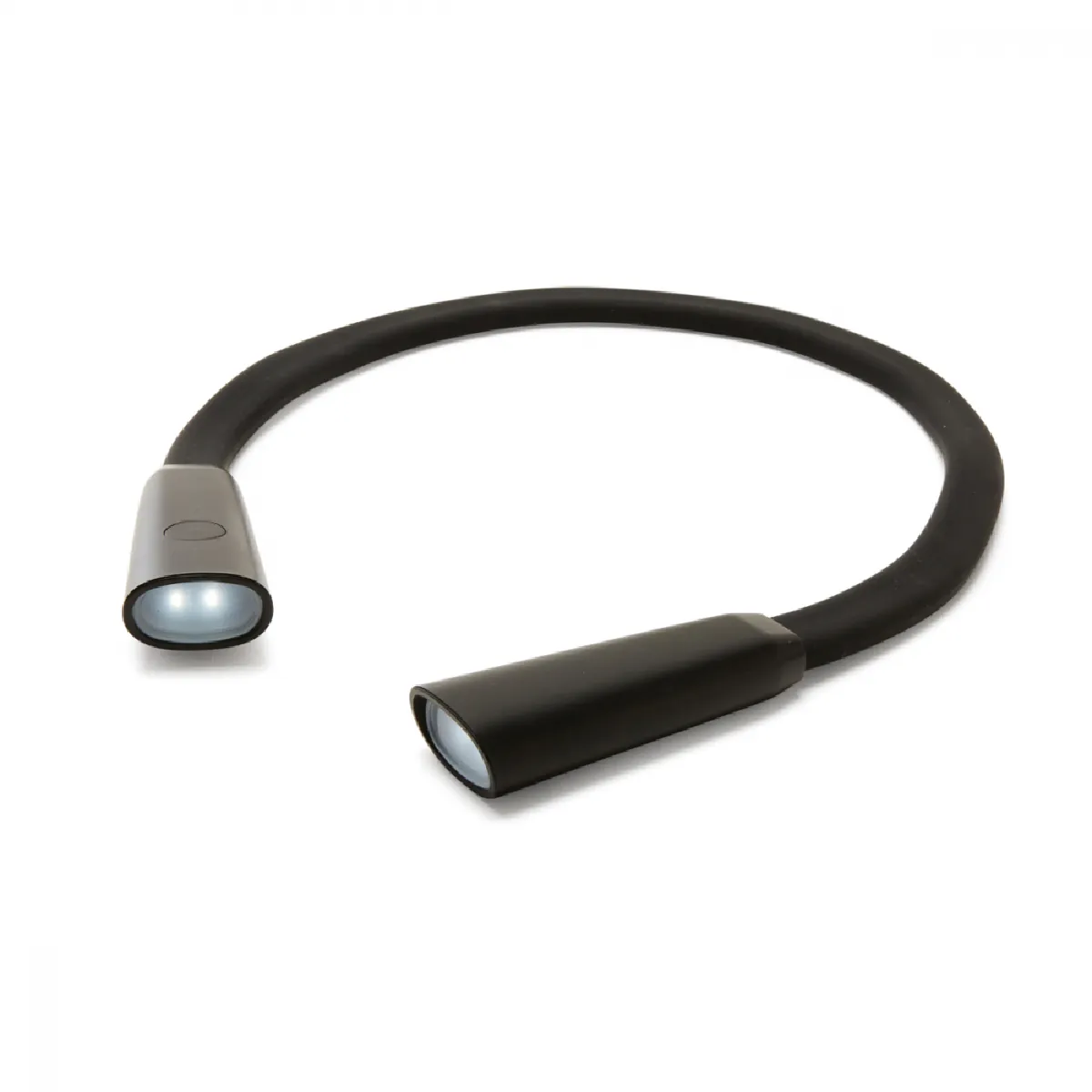 Kikkerland Lampe de lecture mains libres - Noir