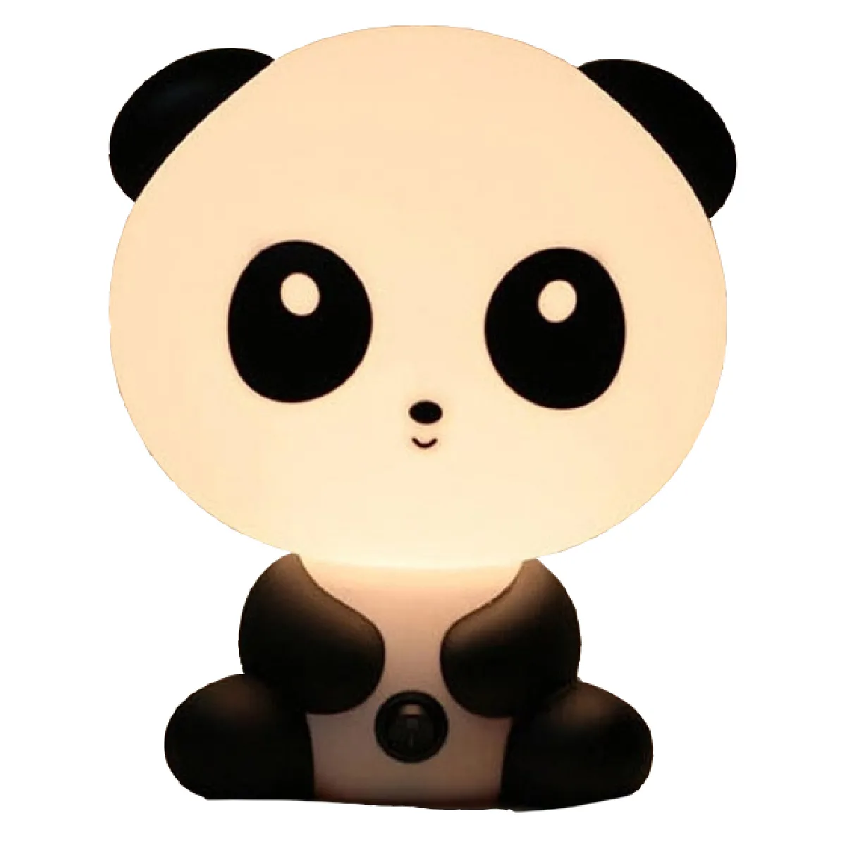 Yonis Veilleuse LED panda enfant - Noir