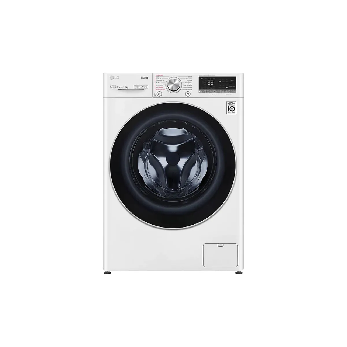 LG Lave linge séchant 60 cm 96 kg essorage 1400 trmn F964R71WRST
