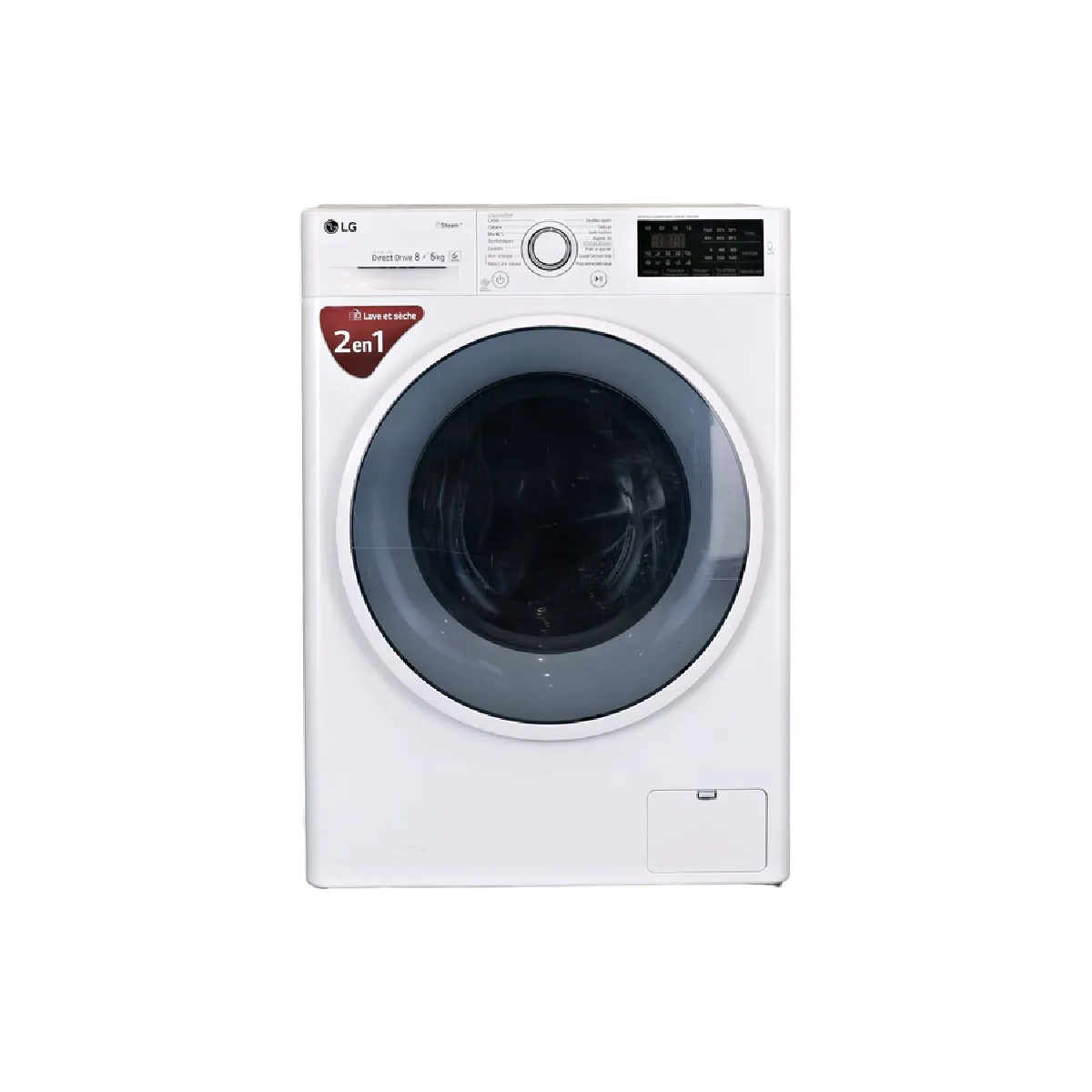 LG  Lave-linge S&eacute;chant - F854C40WR - Blanc