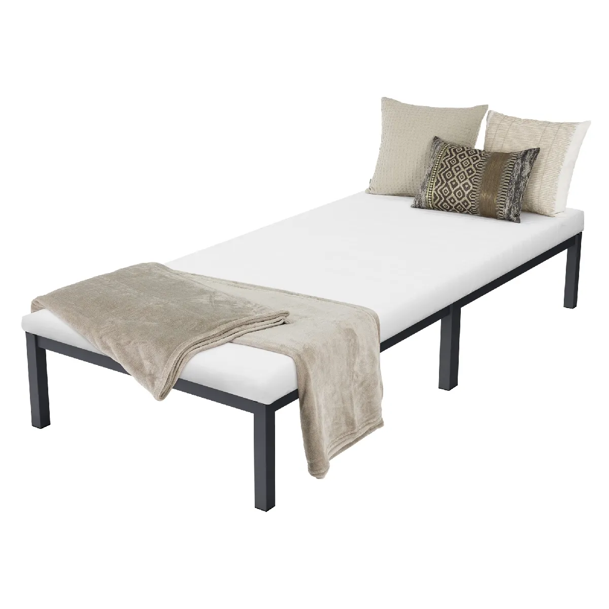 Ml-design lit d'appoint métal - Anthracite Ml-design lit d'appoint métal - Anthracite