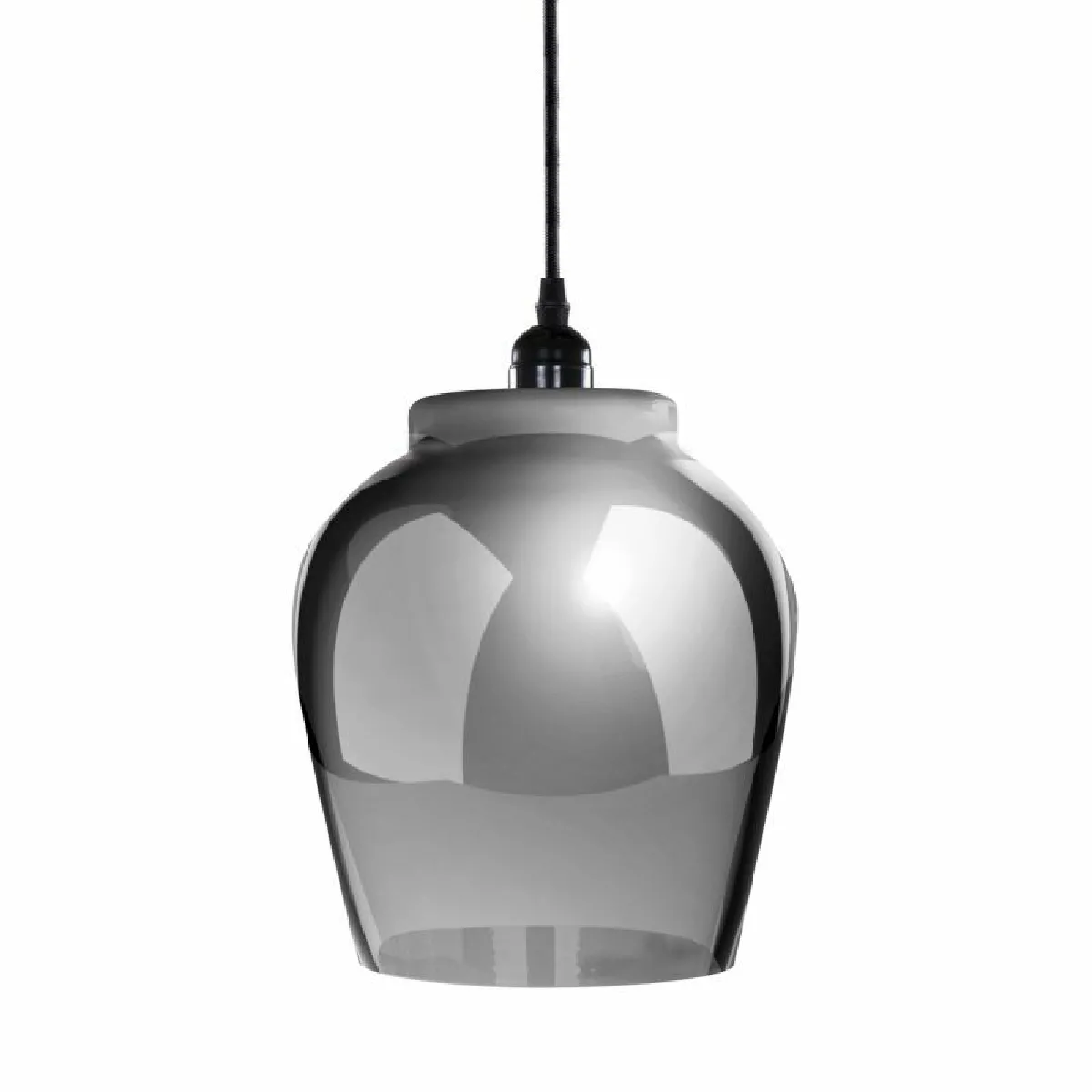 Paris prix Suspension en verre Sombra - Noir et gris Paris prix Suspension en verre Sombra - Noir et gris