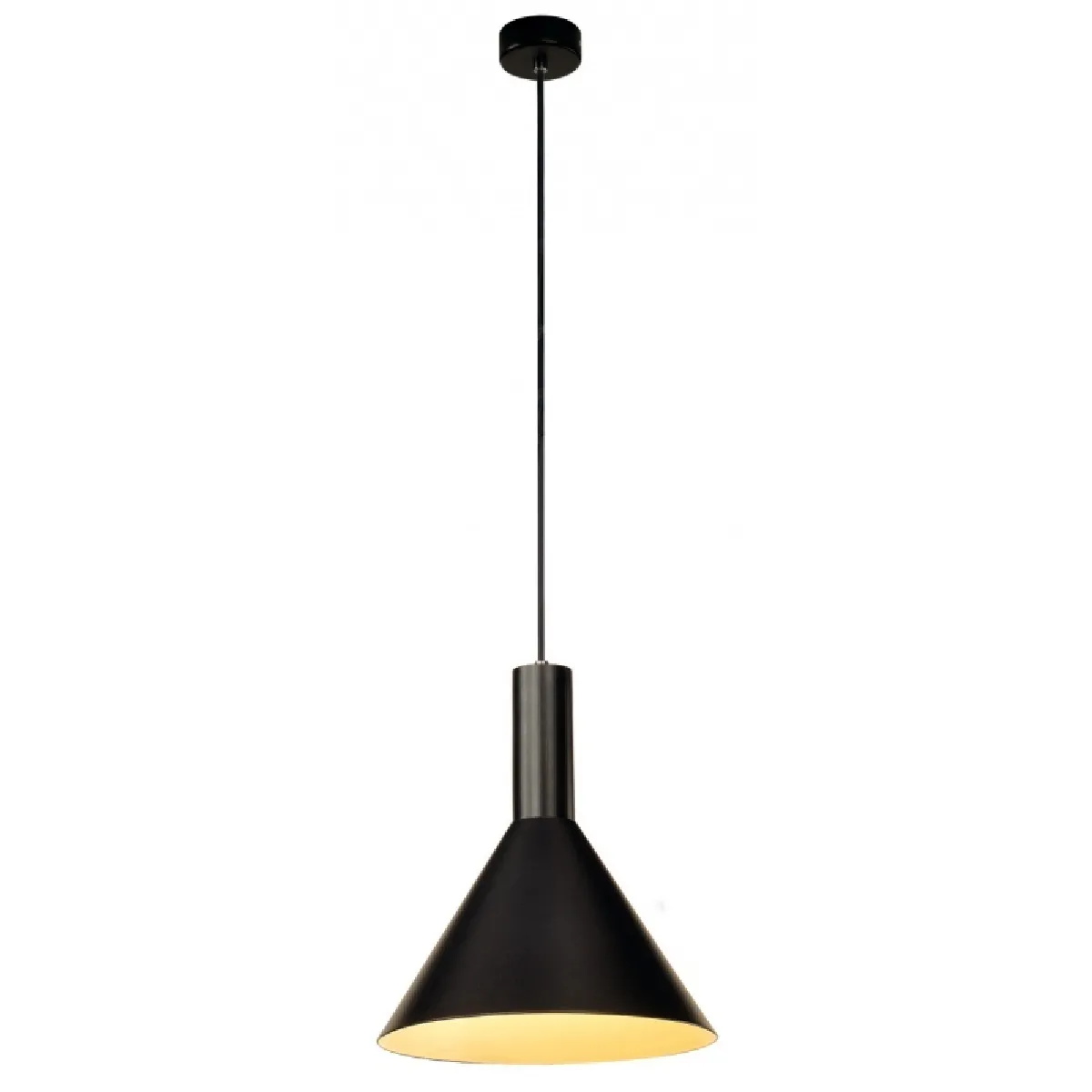 SLV PHELIA M, suspension, ronde, noire, E27 max. 23W