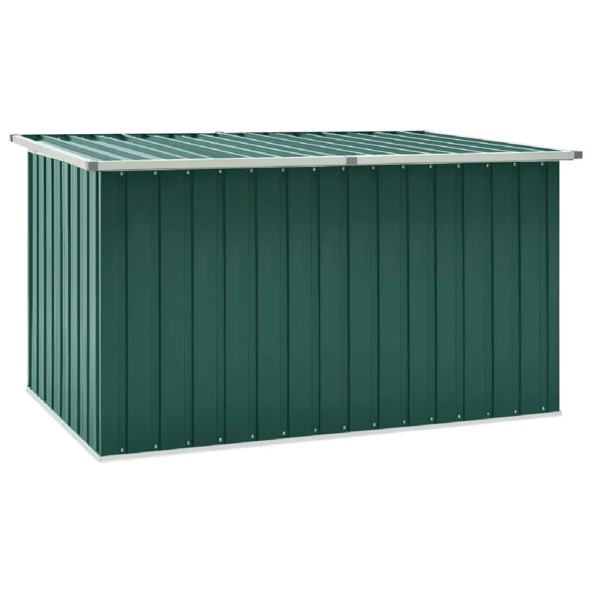 Helloshop26 Coffre de rangement jardin acier