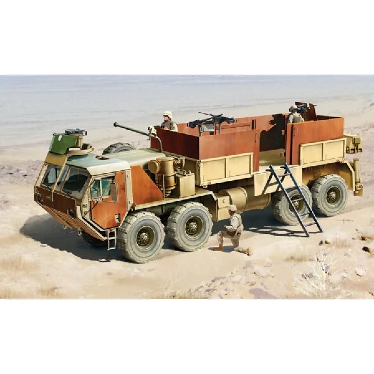 ITALERI  maquette M985 HEMTT Gun Truck 1/35