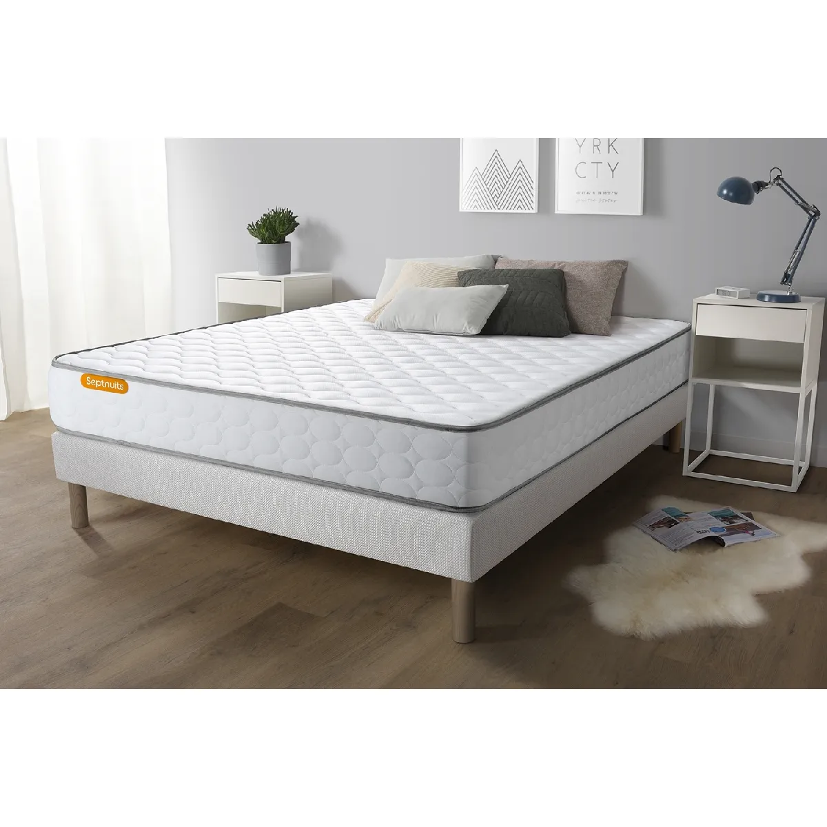 SEPTNUITS  Matelas Memo 160x200