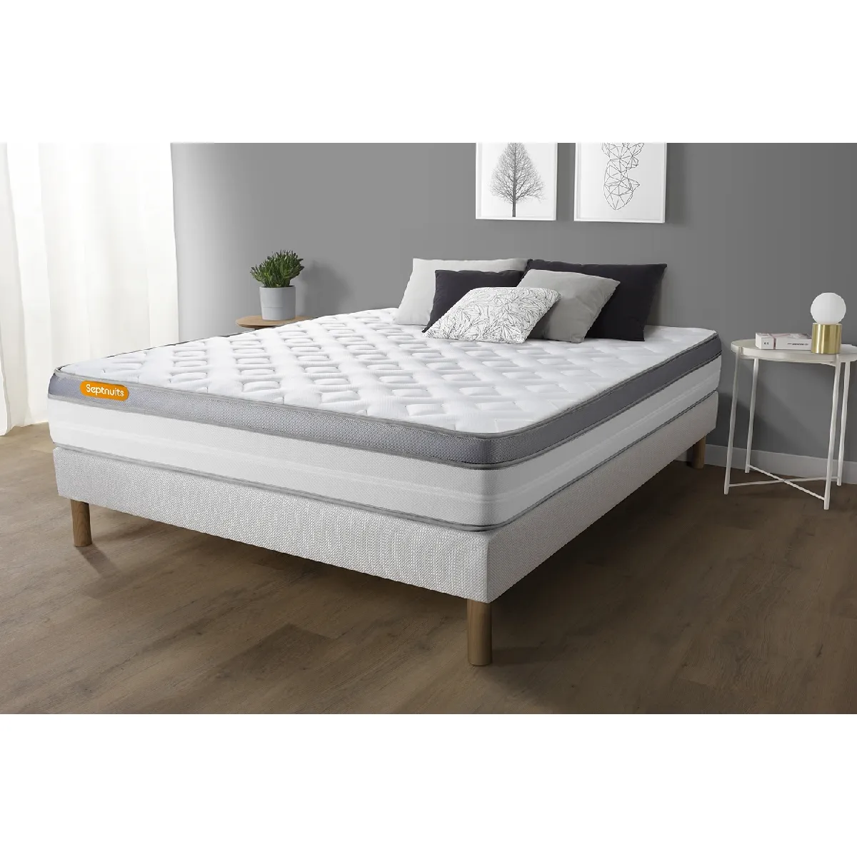 SEPTNUITS  Matelas Memo Zen 140x190 cm