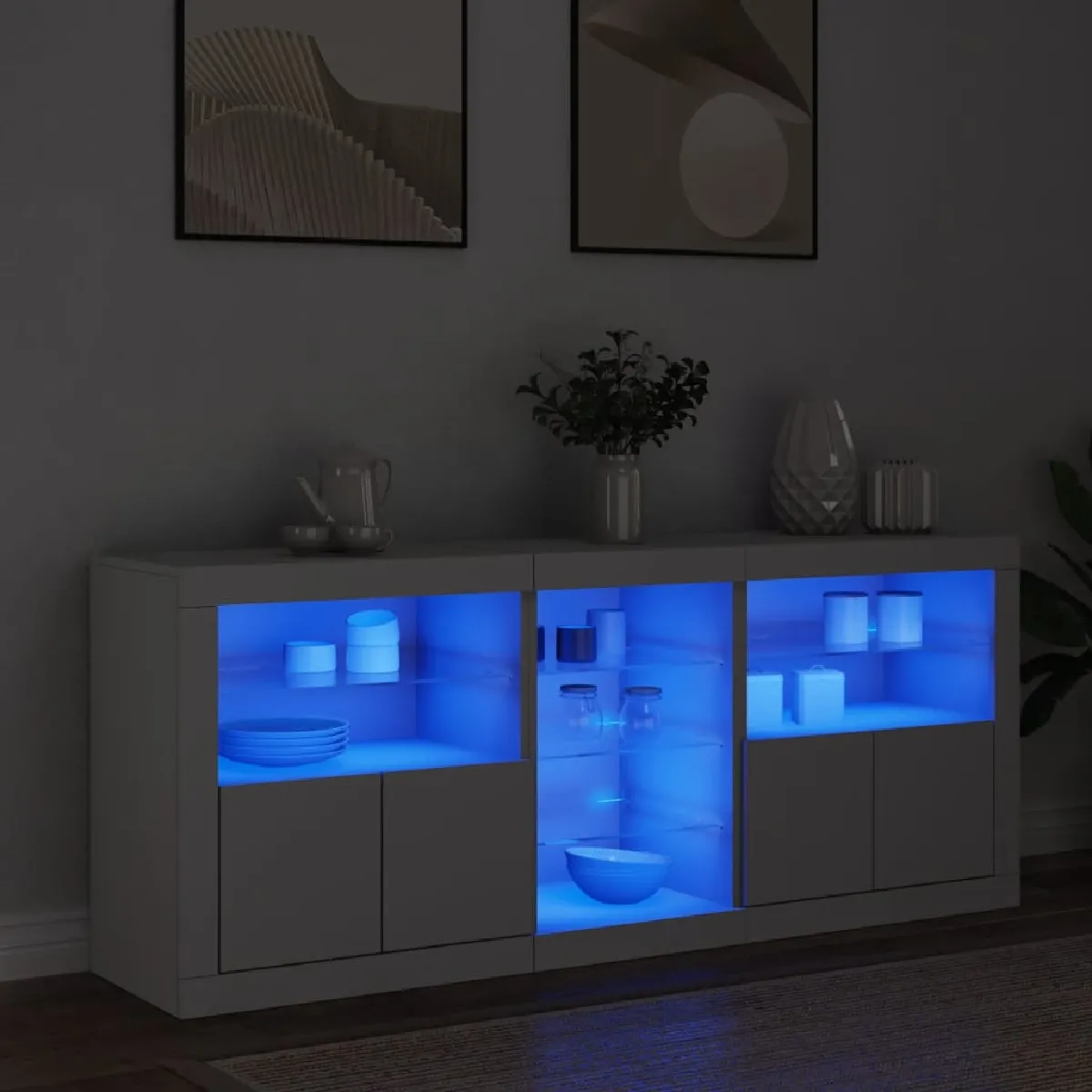 vidaXL Buffet LED - vue 3
