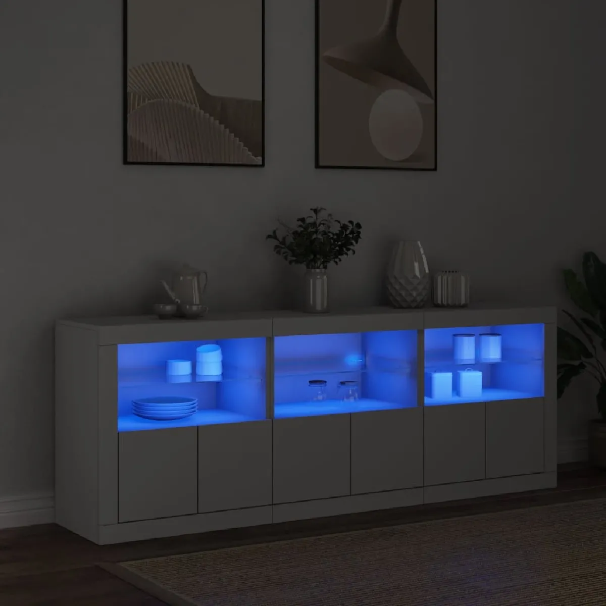 vidaXL Buffet LED - vue 3
