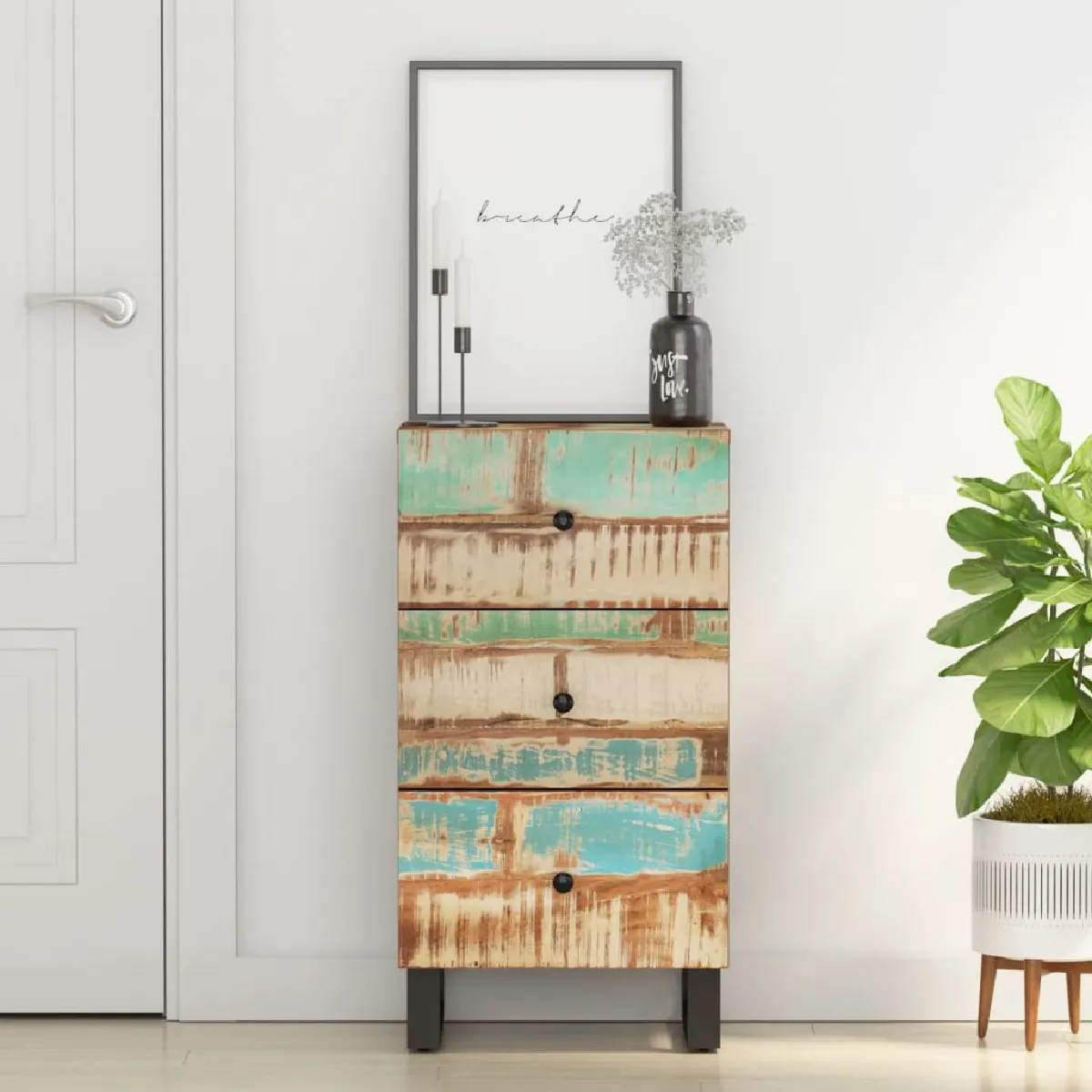 vidaXL Buffet bois de récupération - vue 3