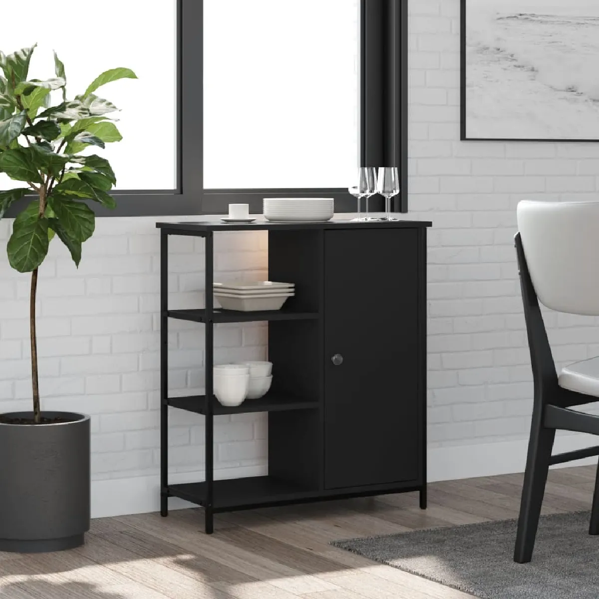 vidaXL Buffet 70x30x80 cm - vue 2
