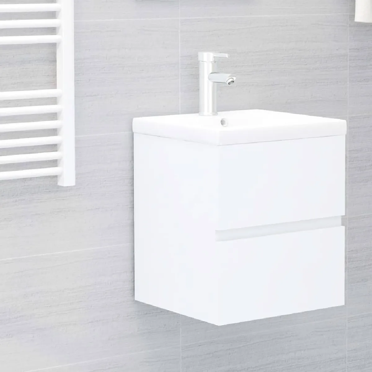 vidaXL Armoire d'évier avec lavabo intégré - vue 6