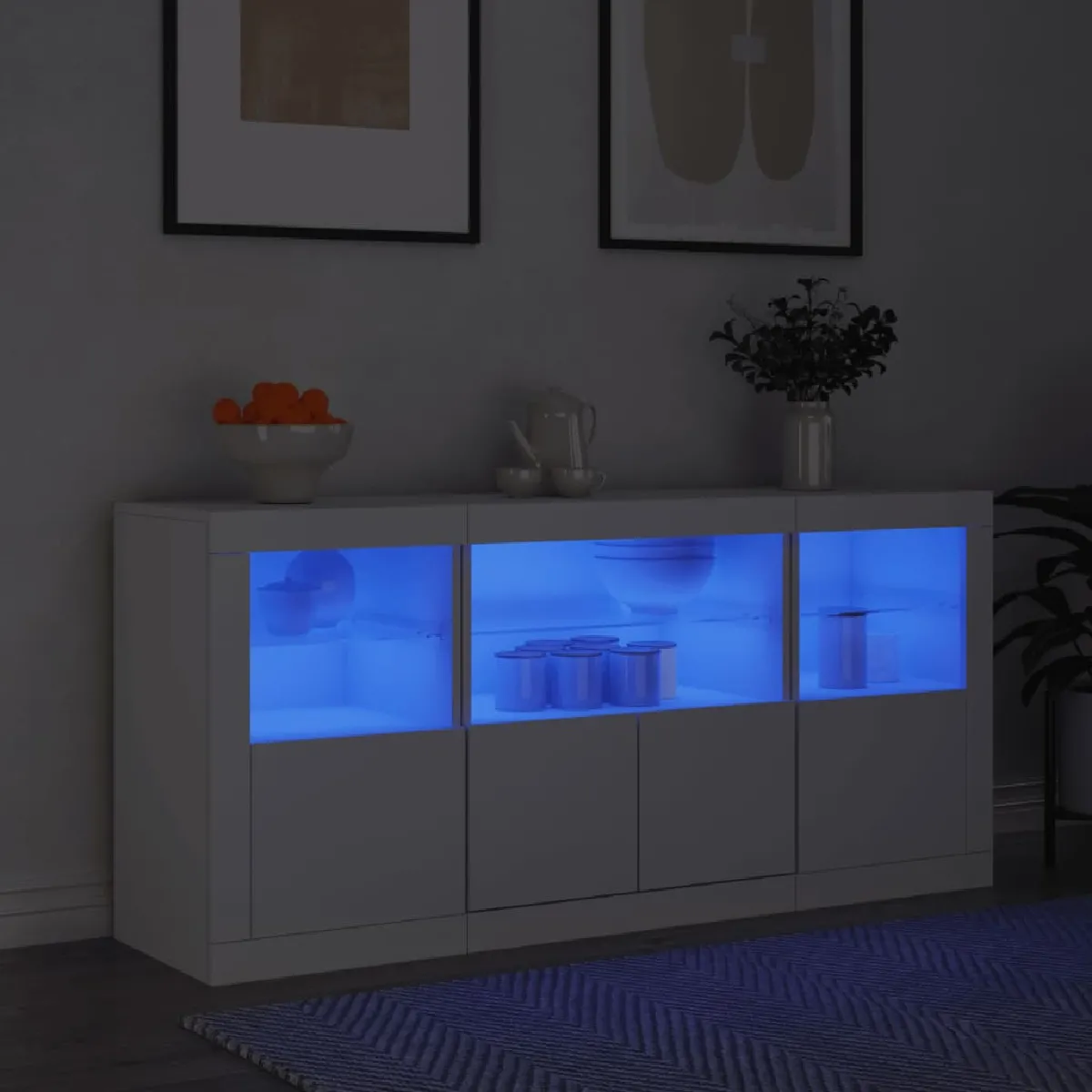 vidaXL Buffet LED - vue 4