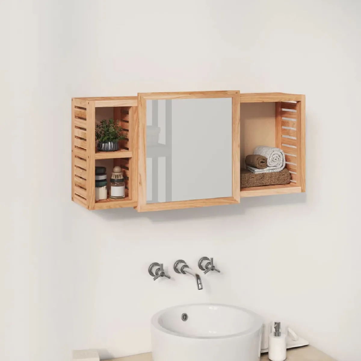 VidaXL Armoire à Miroir 80x34 cm