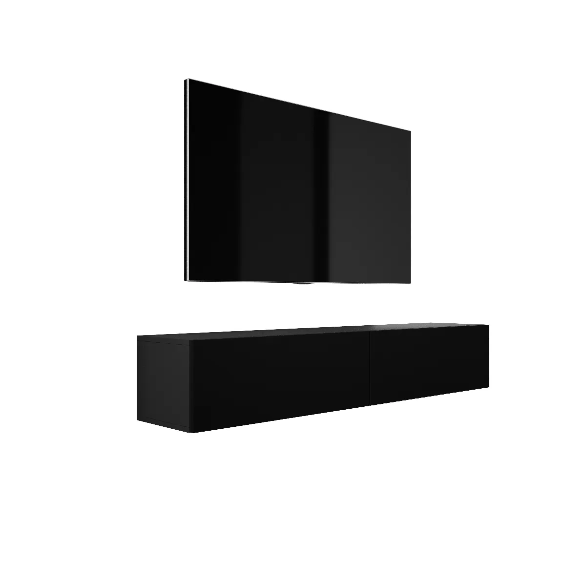 3xeliving Meuble TV 170 cm - Noir 3xeliving Meuble TV 170 cm - Noir