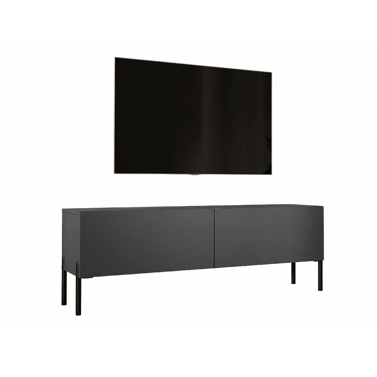 3xeliving Meuble TV - Anthracite 3xeliving Meuble TV - Anthracite