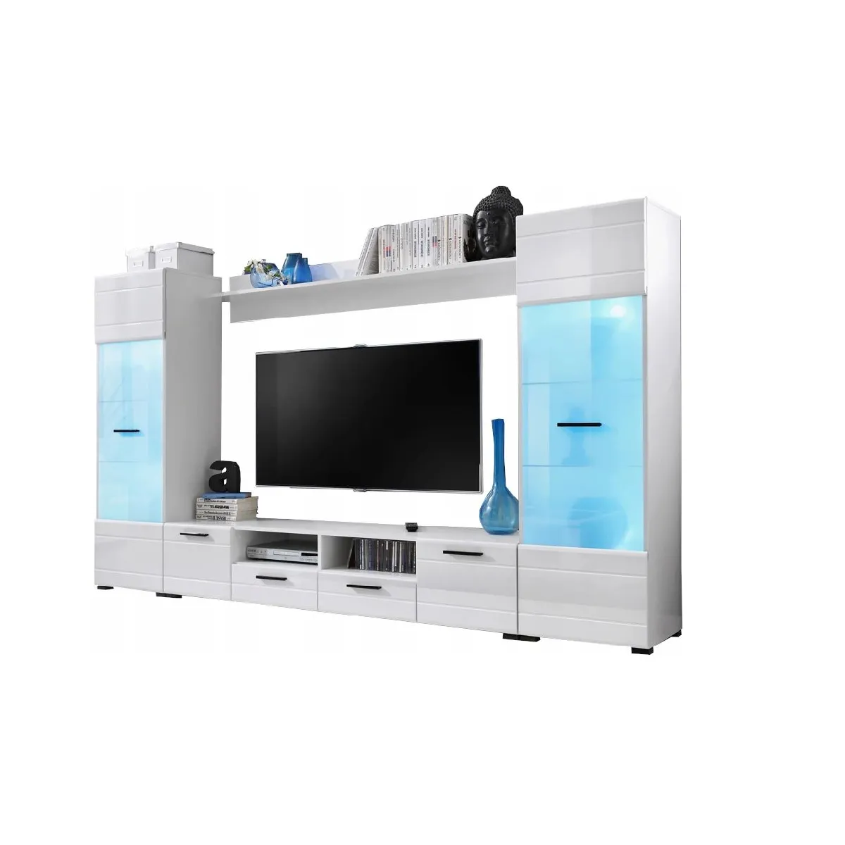 DUSINE Meubles Switch LED - Blanc laqué