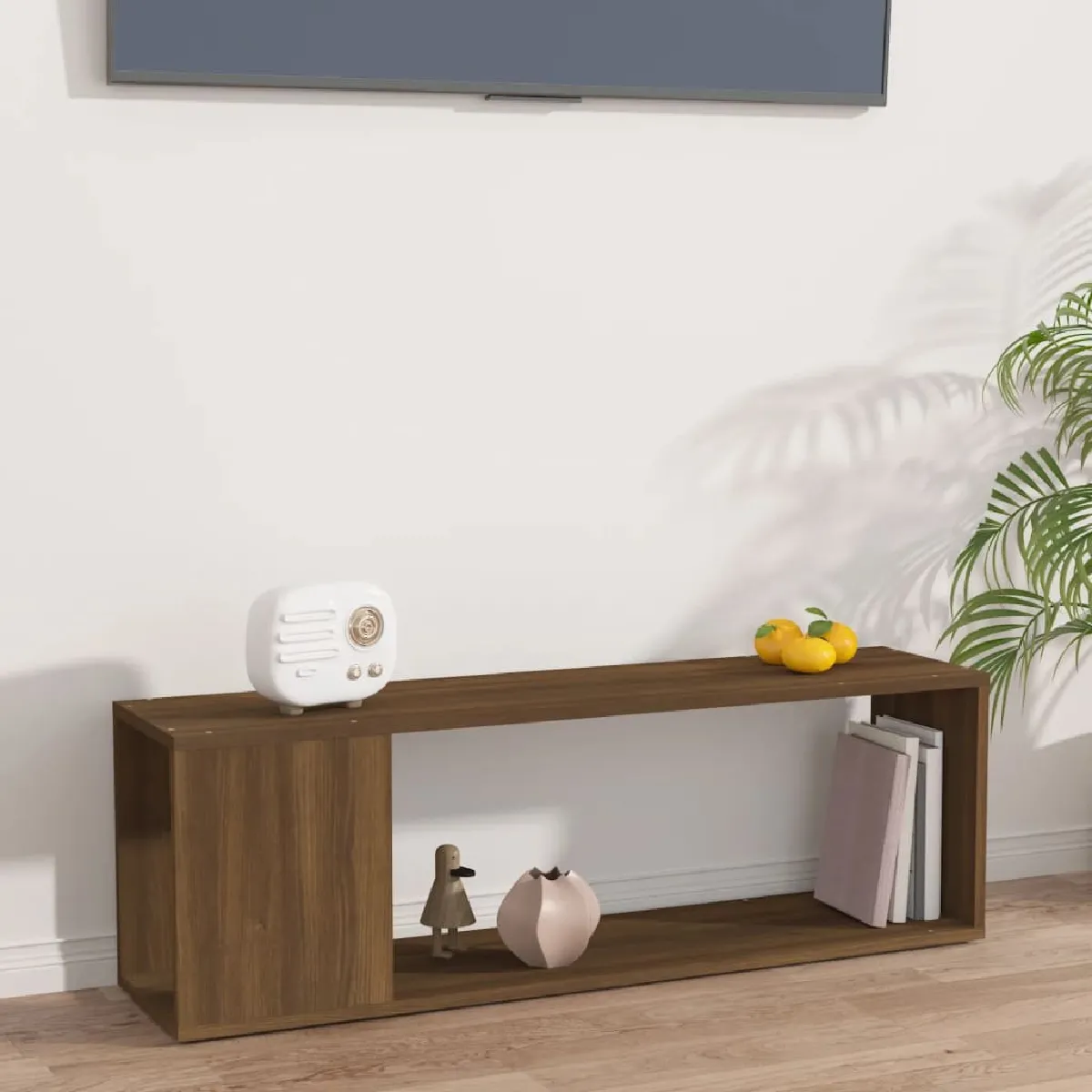vidaXL Meuble TV Chêne 102x36x50 cm