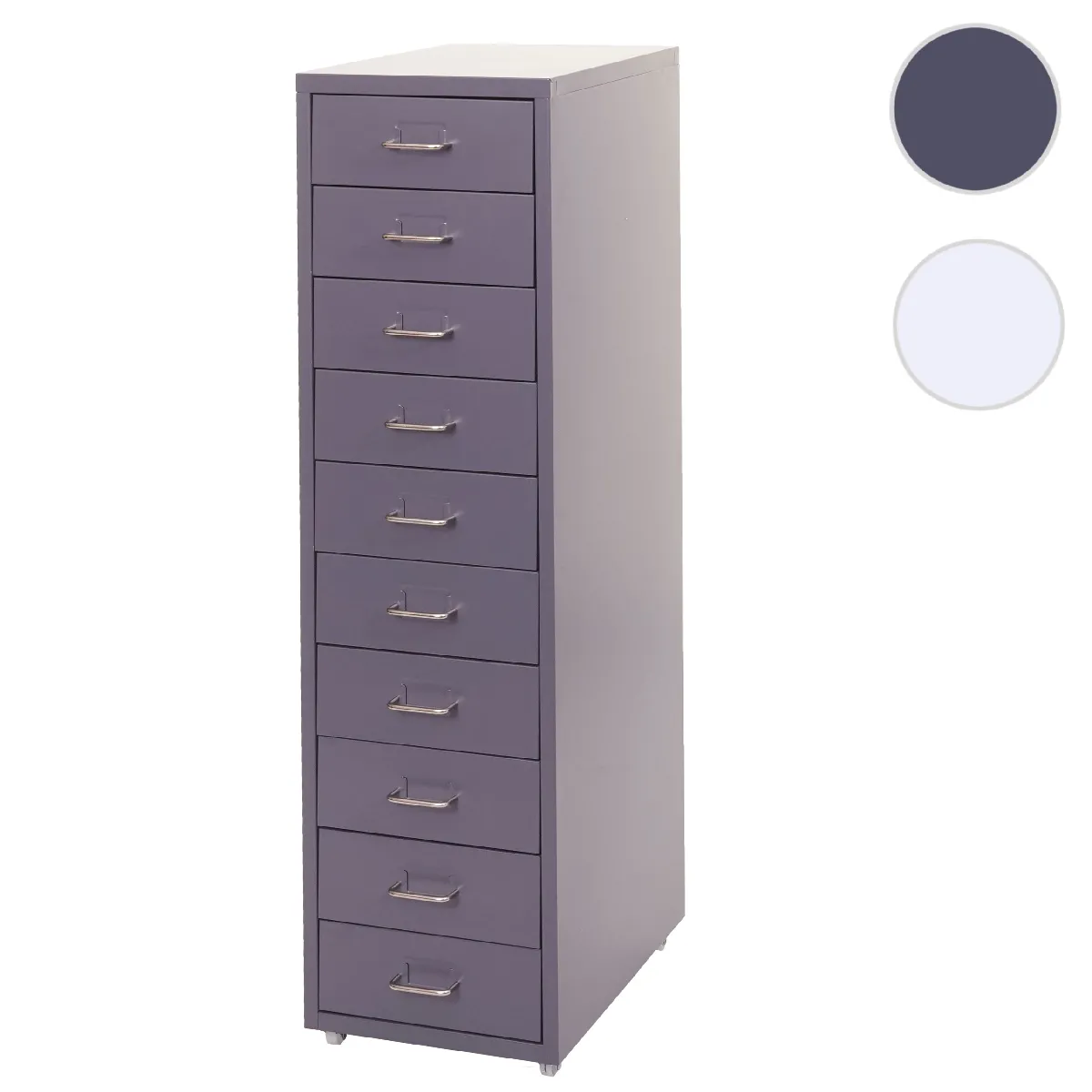 Mendler Gris Caisson De Bureau Boston - Foncé