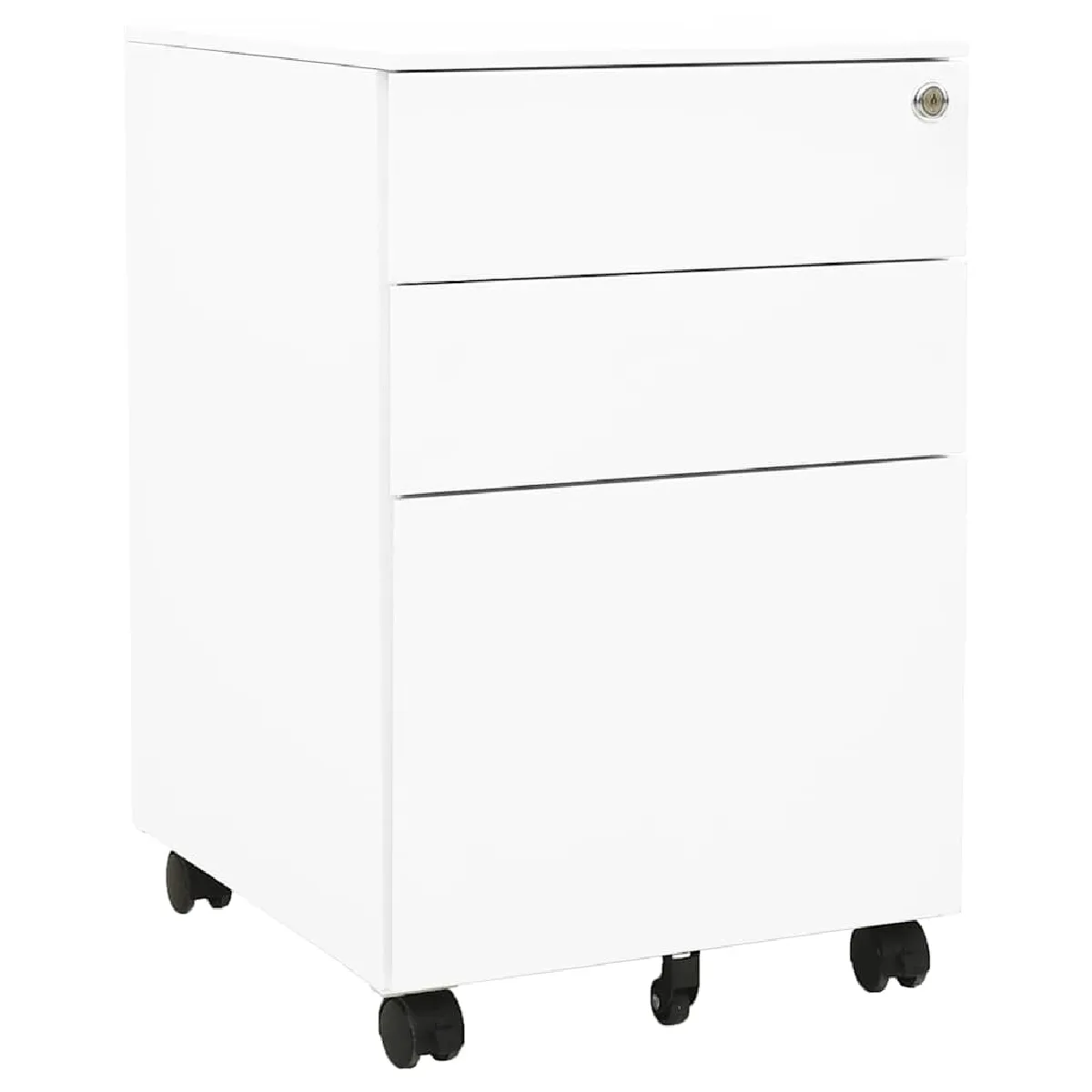 Vidaxl Blanc Classeur Mobile