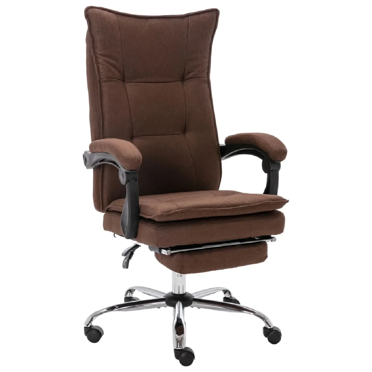 vidaXL Chaise de bureau Tissu - vue 2