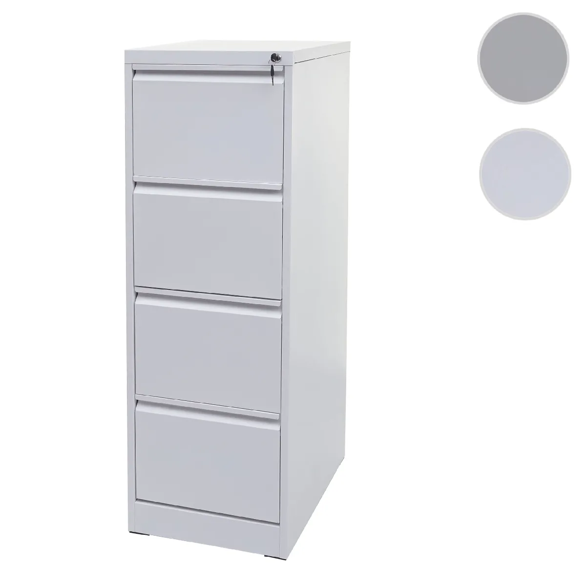 Mendler Armoire à dossiers suspendus HWC-H16 - Blanc Mendler Armoire à dossiers suspendus HWC-H16 - Blanc