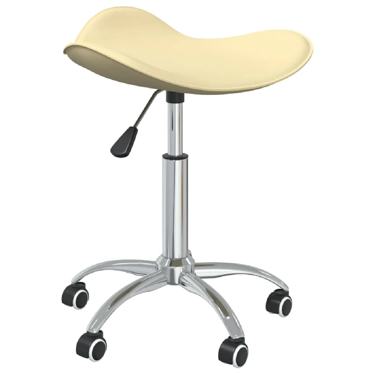 vidaXL Chaise de bureau Crème - vue 4