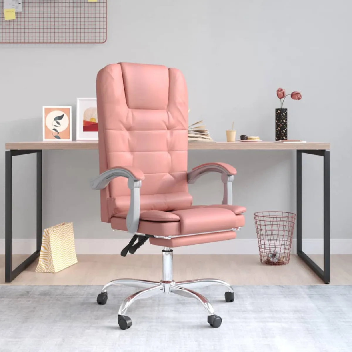 vidaXL Fauteuil de massage - Rose