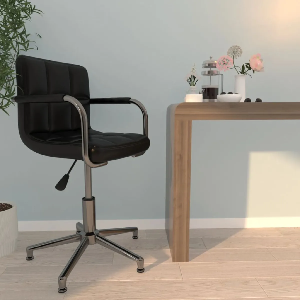 vidaXL Chaise de bureau pivotante - vue 2