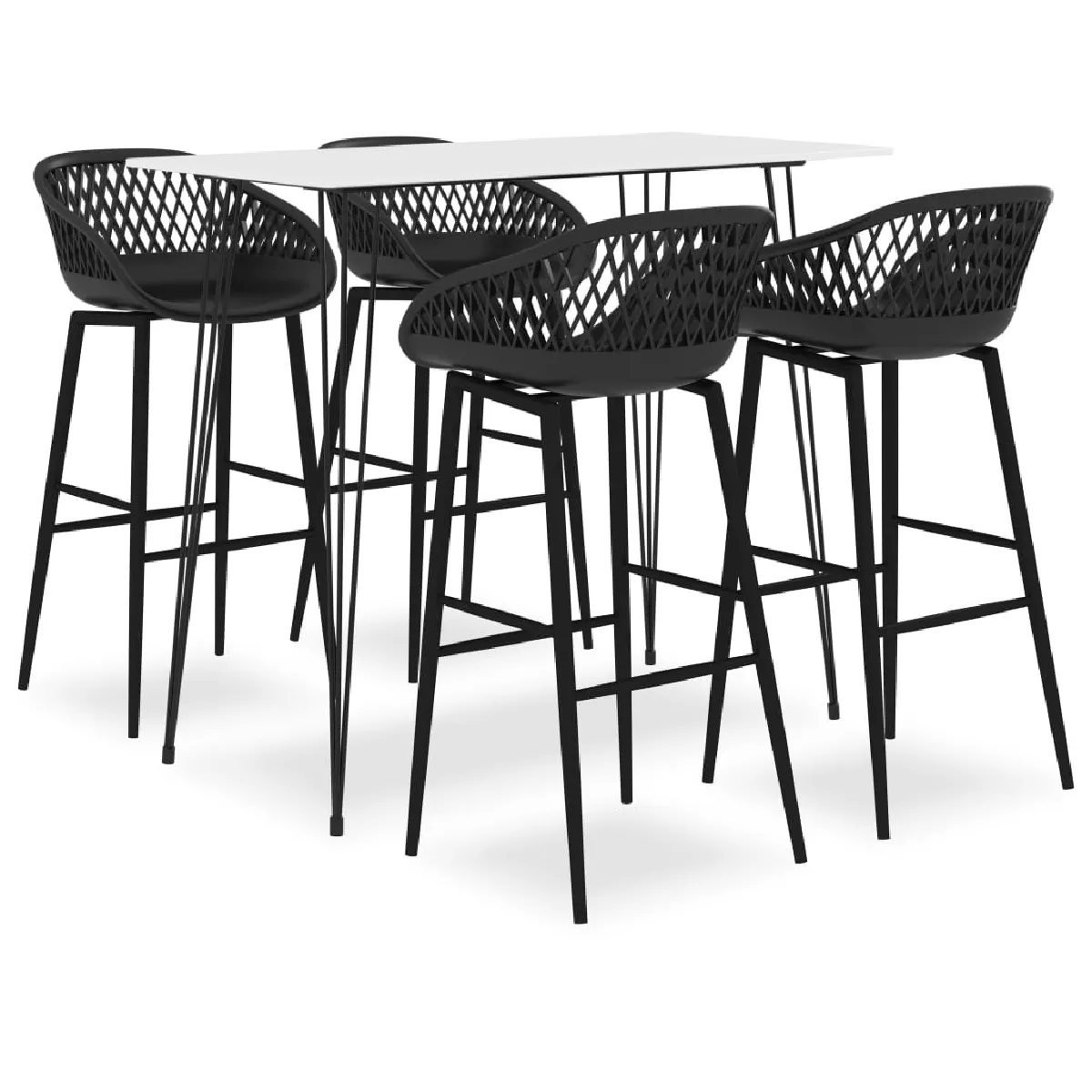 vidaXL Ensemble de Bar 5 pcs et