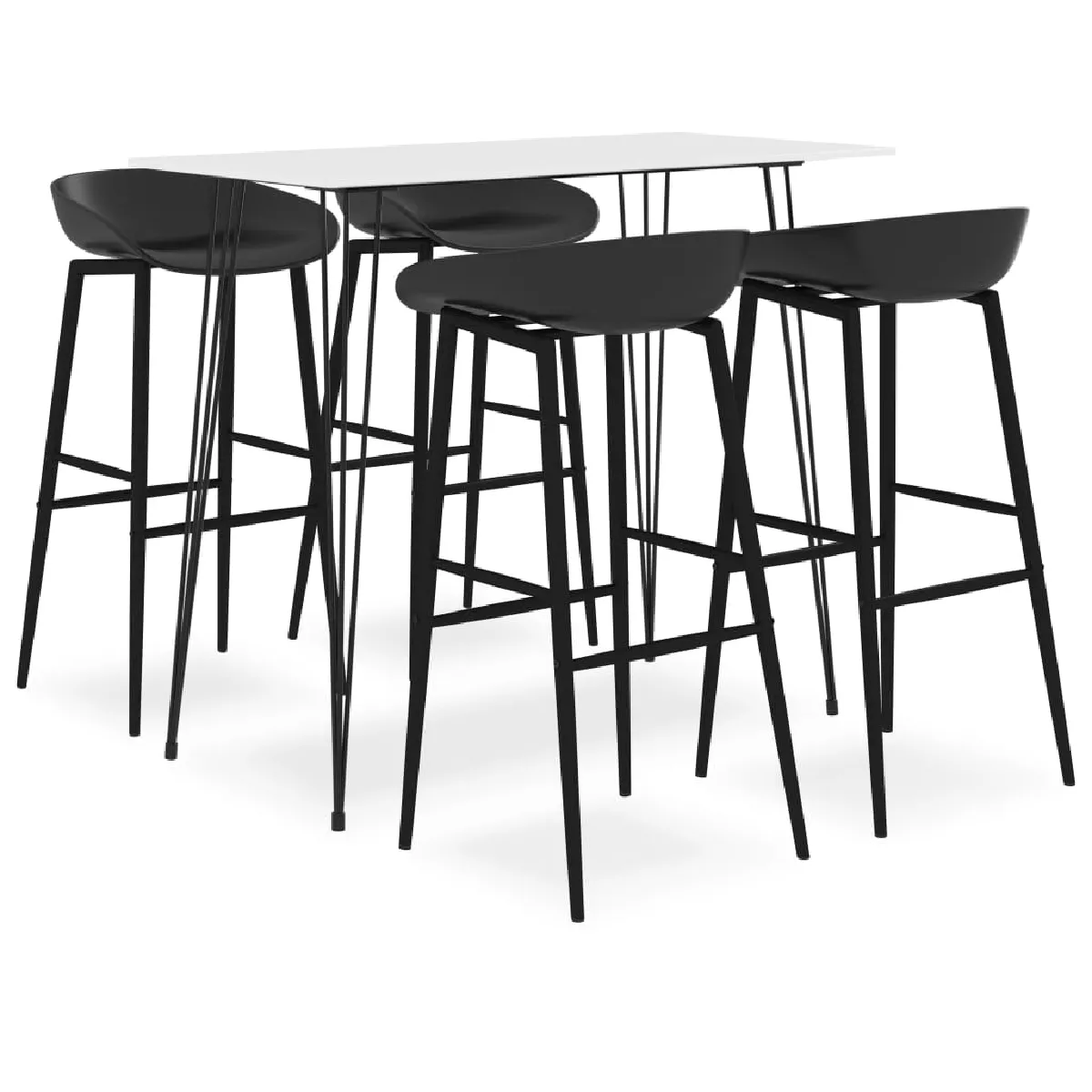 vidaXL Ensemble de Bar 5 pcs et - vue 3