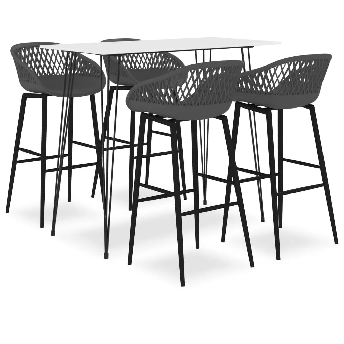 vidaXL Ensemble de Bar 5 pcs et - vue 6